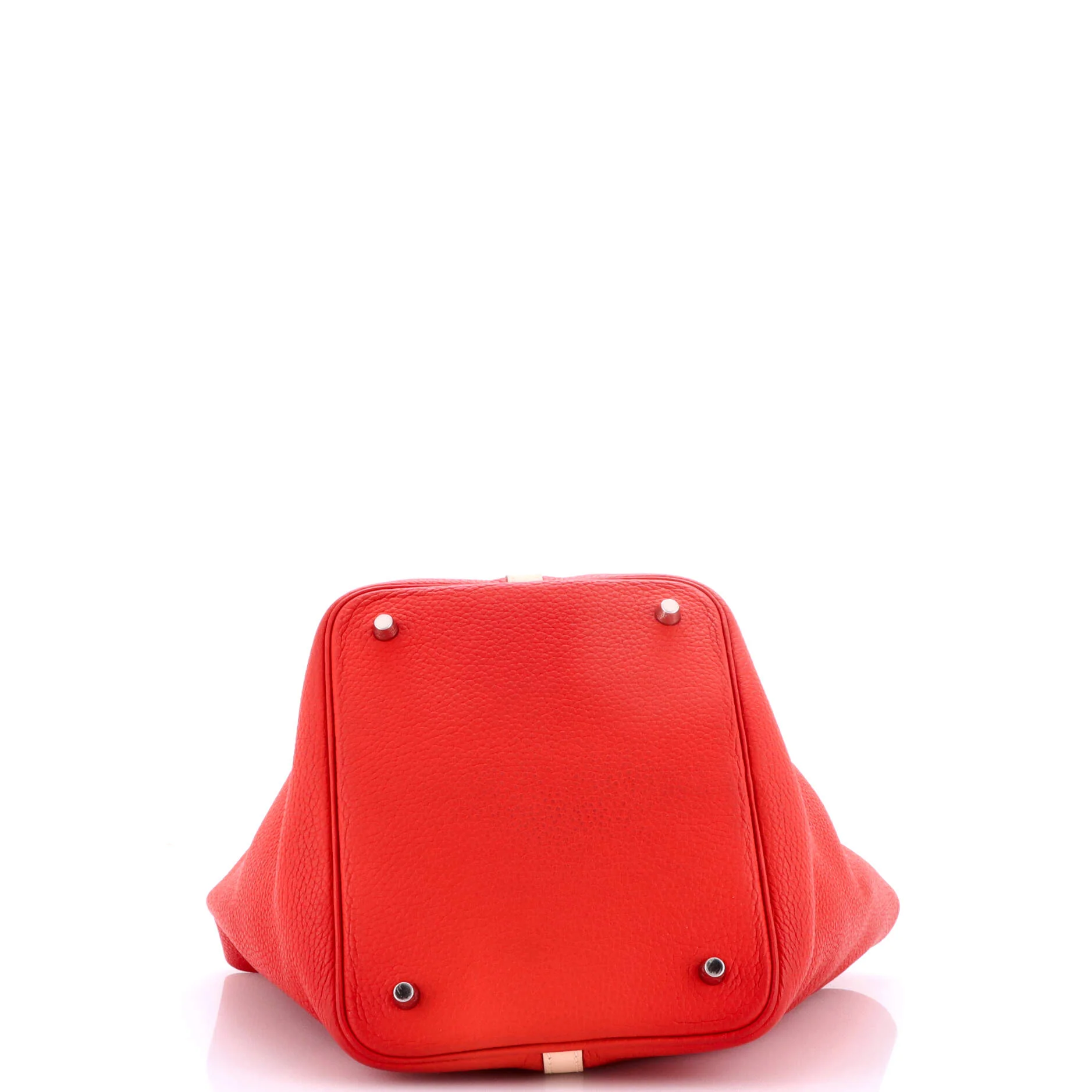 Bicolor Picotin Lock Bag Clemence with Swift MM - Image 4