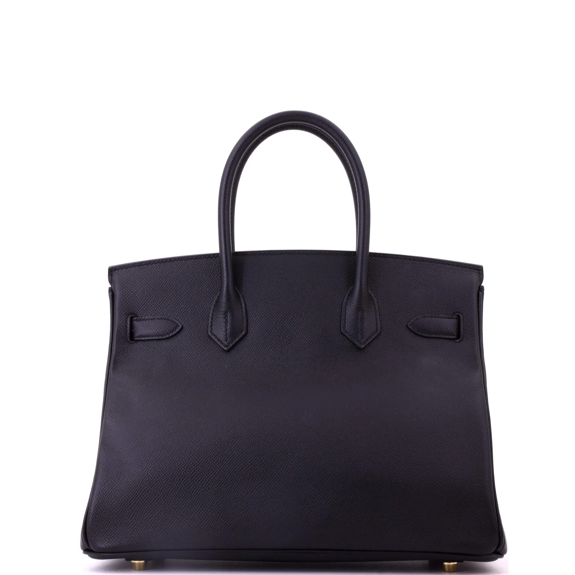 Birkin Handbag Noir Epsom with Gold Hardware 30 - Image 4