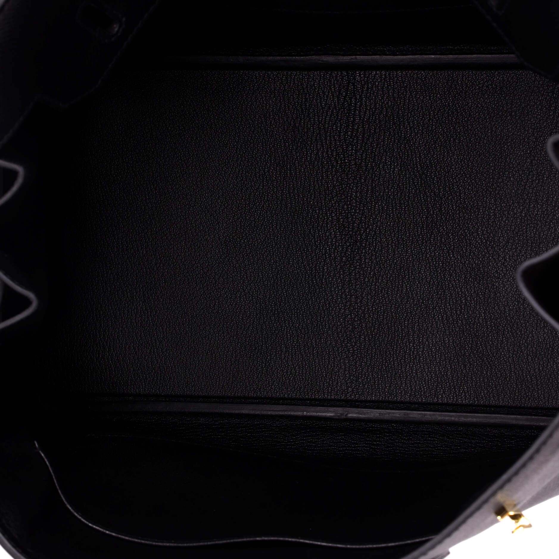 Birkin Handbag Noir Epsom with Gold Hardware 30 - Image 6