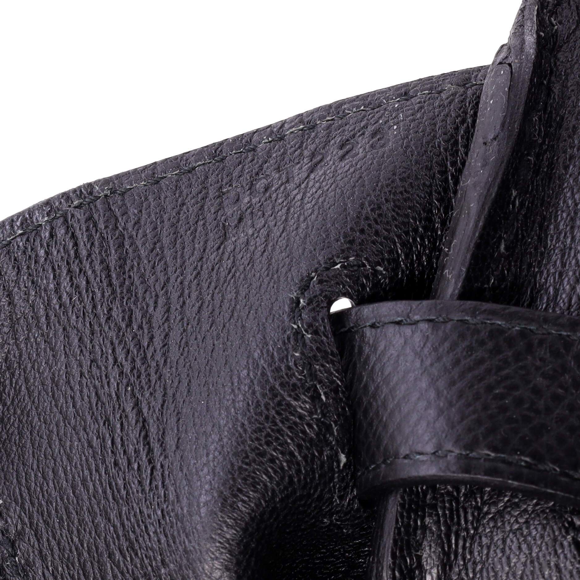 Birkin Handbag Noir Epsom with Gold Hardware 30 - Image 8