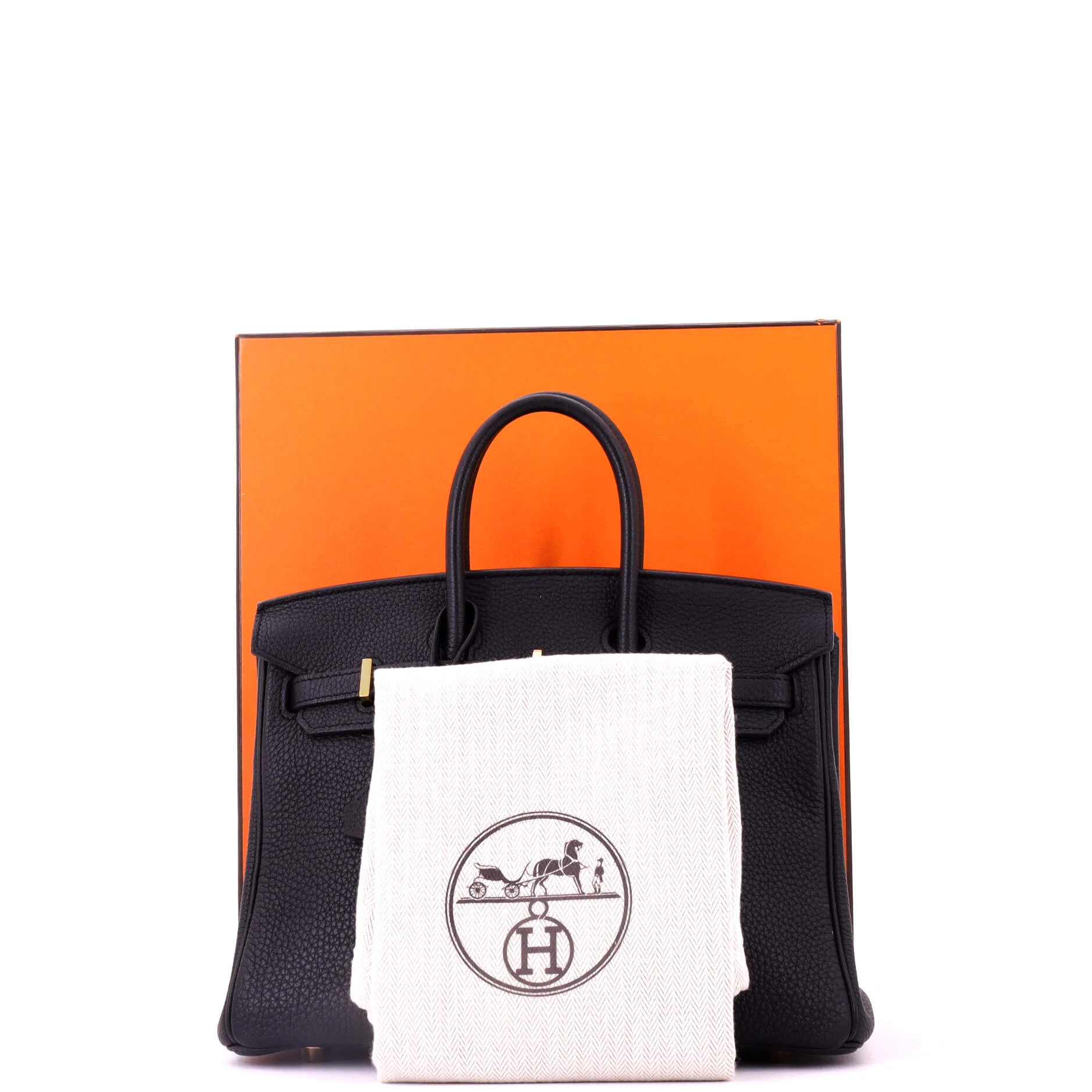 Birkin Handbag Noir Togo with Gold Hardware 25 - Image 2