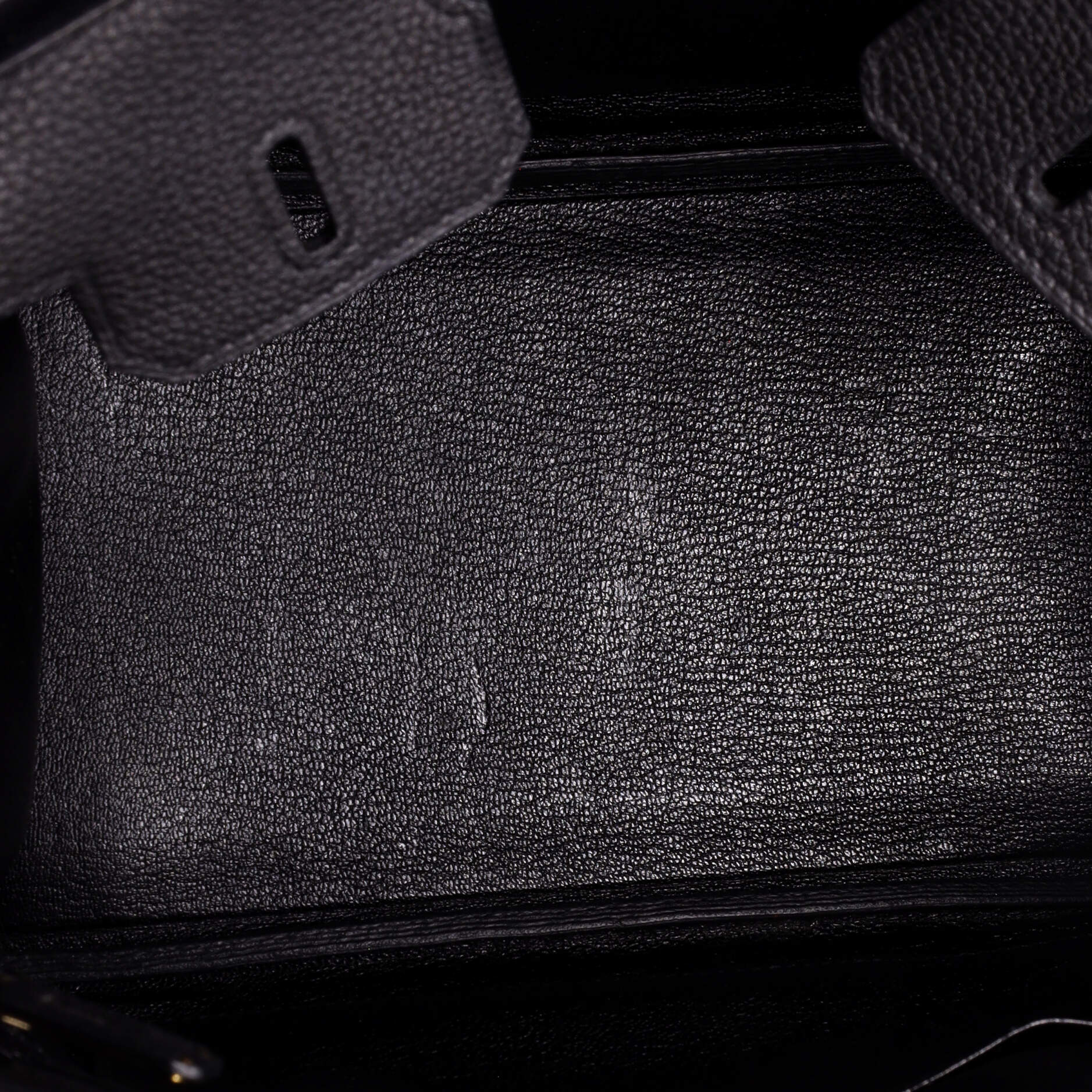 Birkin Handbag Noir Togo with Gold Hardware 25 - Image 7
