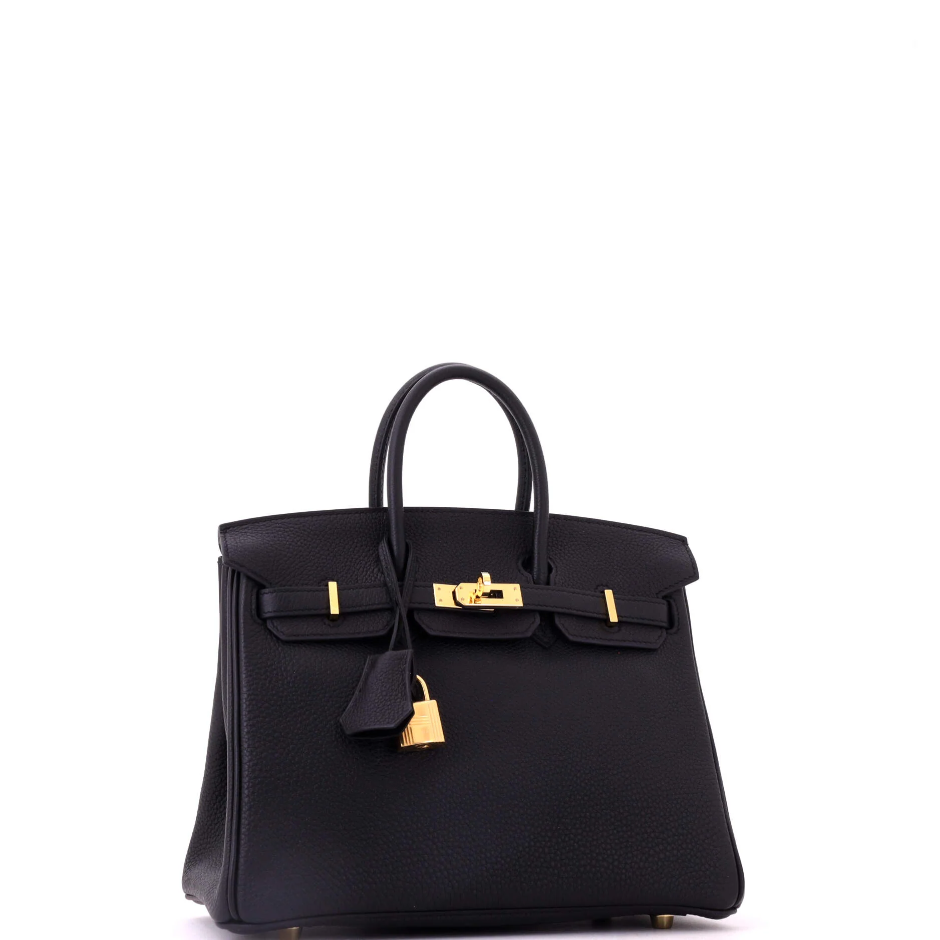 Birkin Handbag Noir Togo with Gold Hardware 25 - Image 3