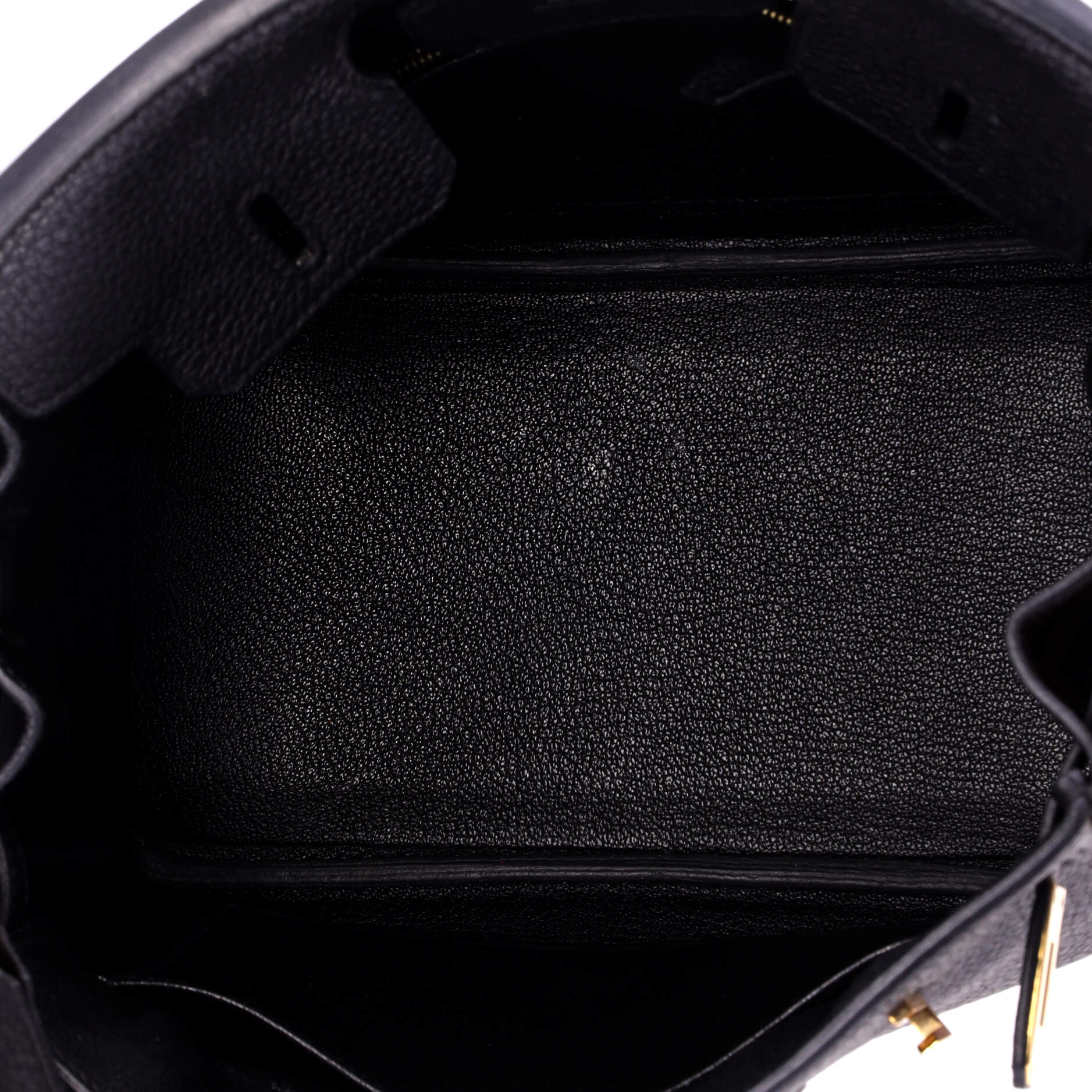 Birkin Handbag Noir Togo with Gold Hardware 25 - Image 6