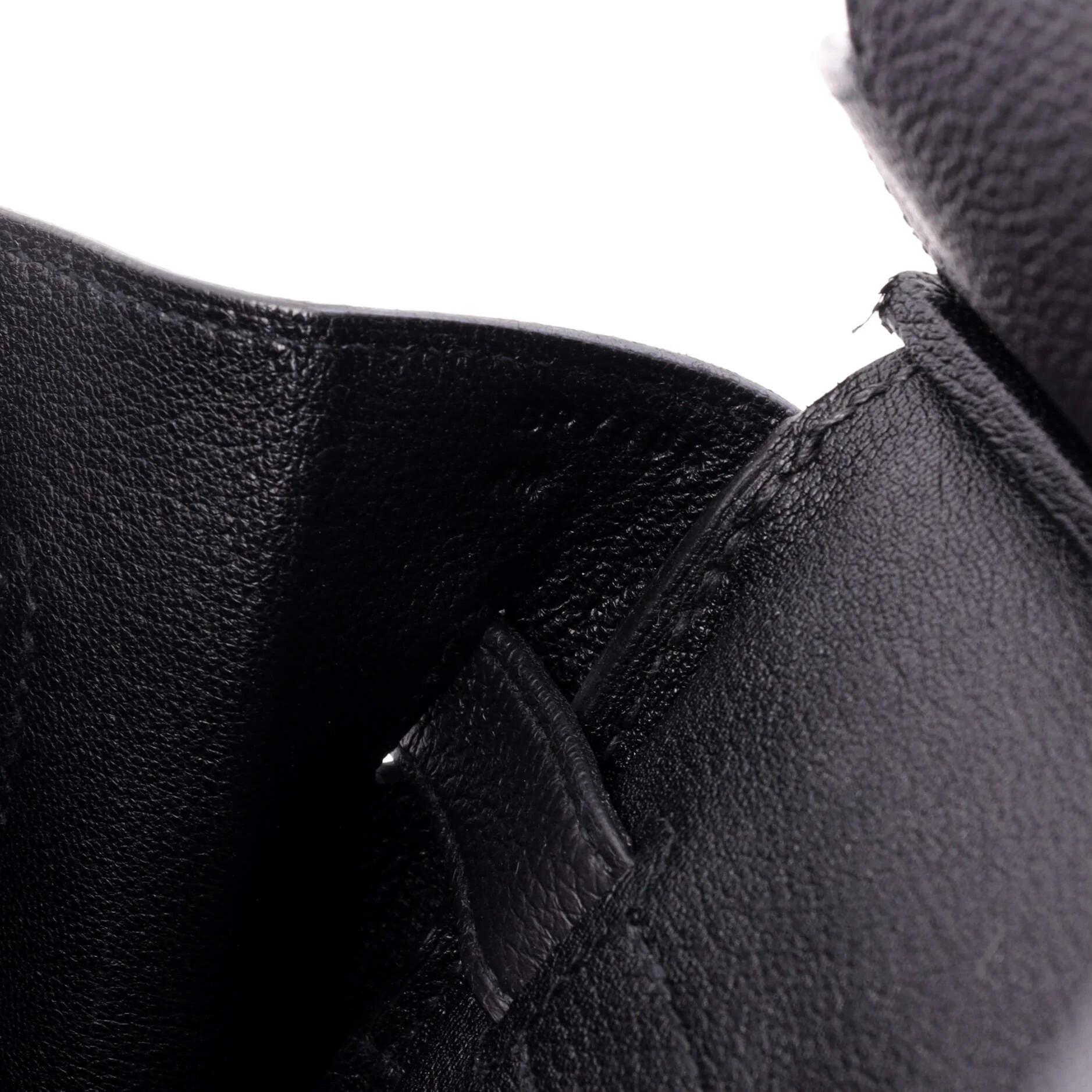 Birkin Handbag Noir Togo with Gold Hardware 35 - Image 8