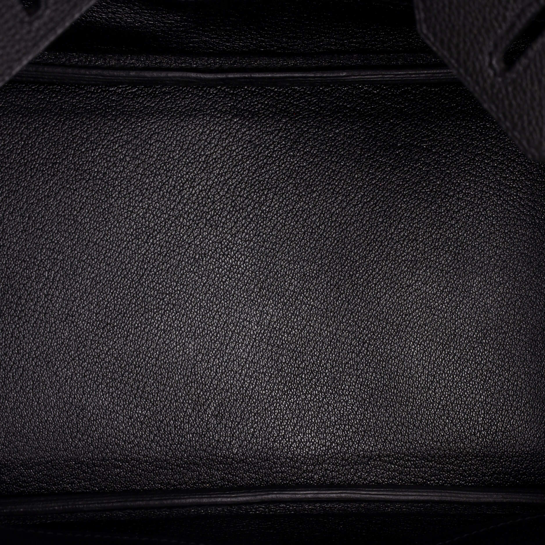 Birkin Handbag Noir Togo with Palladium Hardware 30 - Image 7