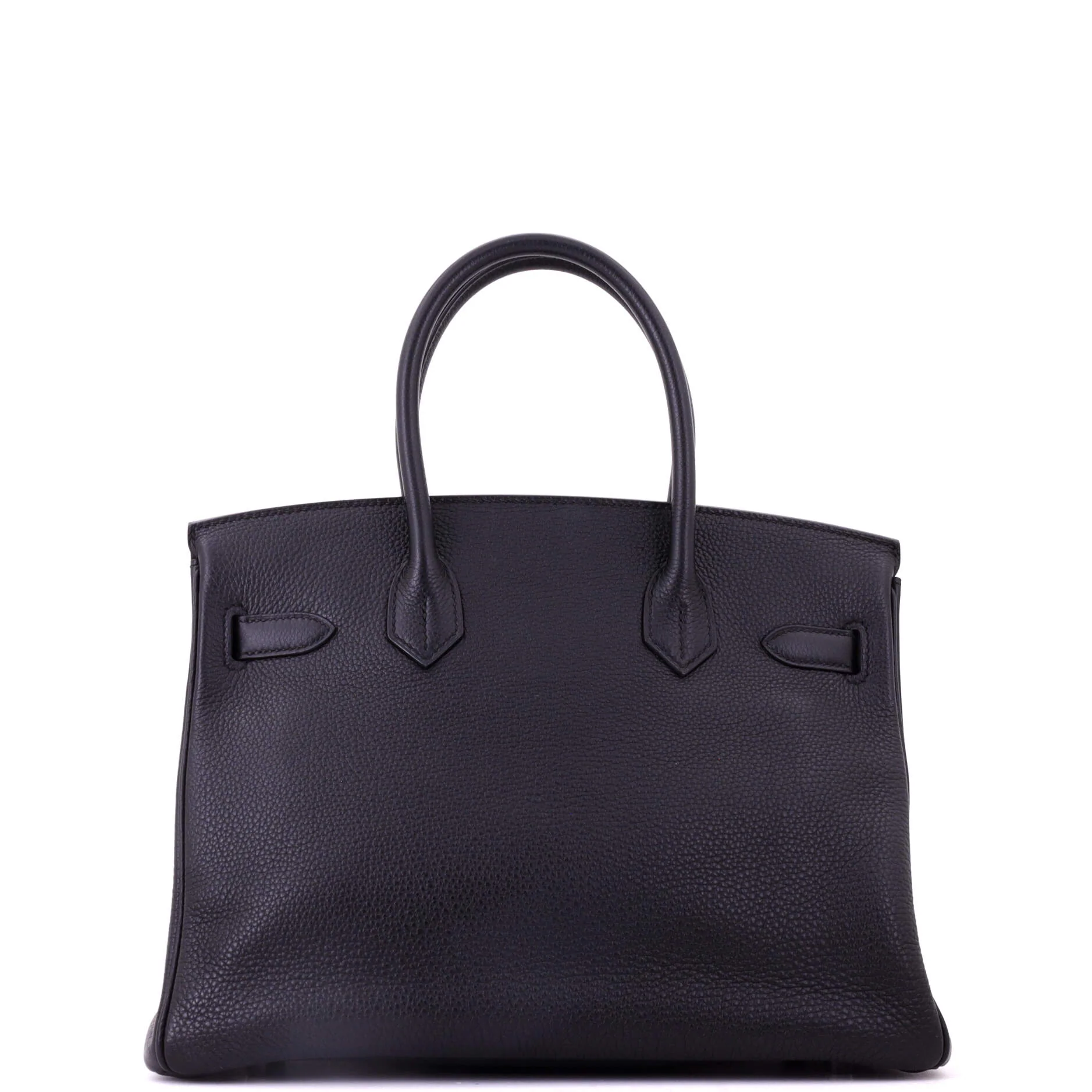 Birkin Handbag Noir Togo with Palladium Hardware 30 - Image 3