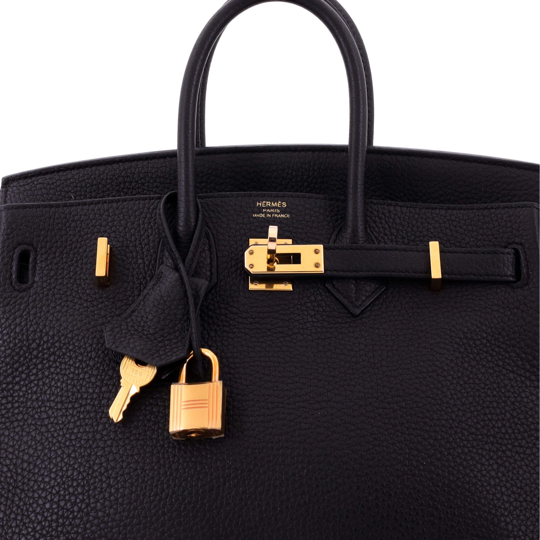 Birkin Handbag Noir Togo with Rose Gold Hardware 25 - Image 6