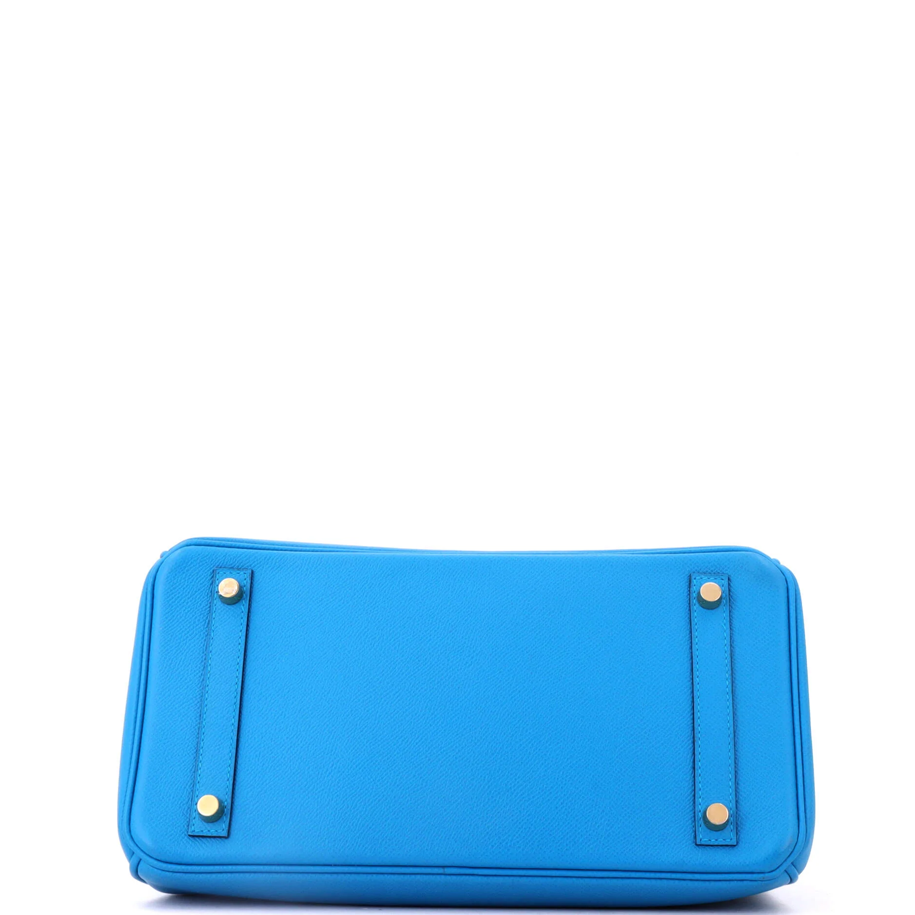 Birkin Handbag Bleu Zanzibar Epsom with Gold Hardware 30 - Image 4
