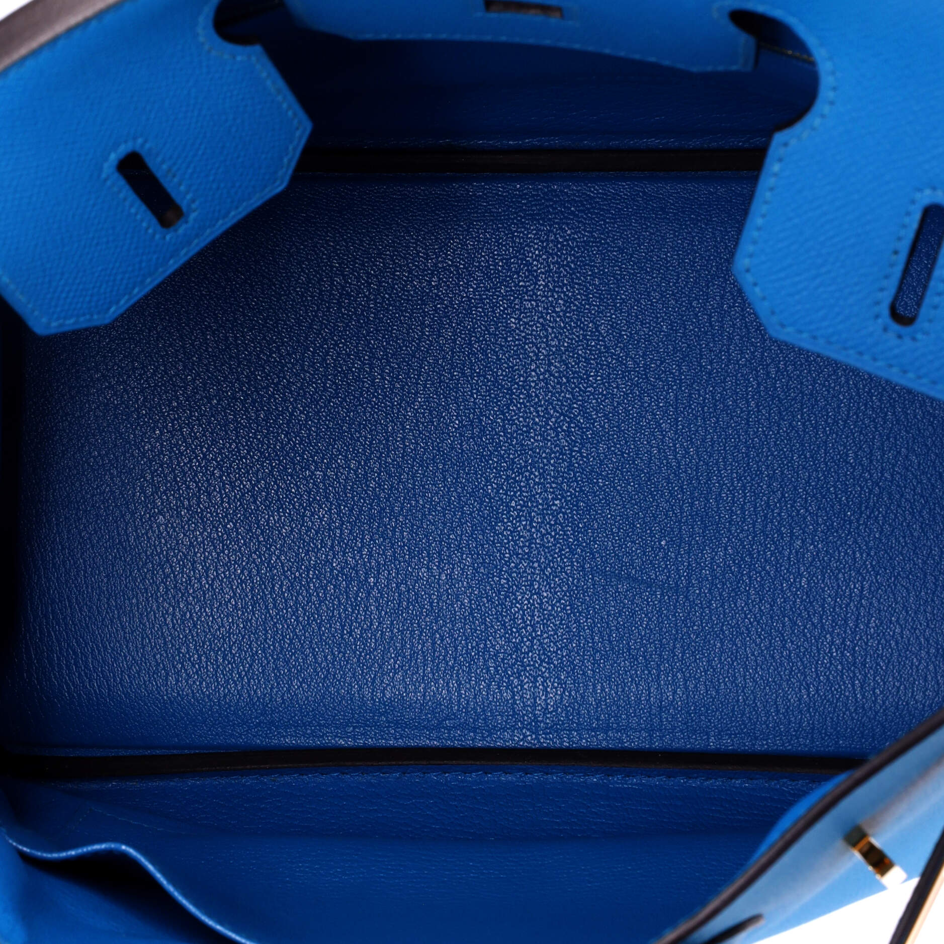 Birkin Handbag Bleu Zanzibar Epsom with Gold Hardware 30 - Image 5