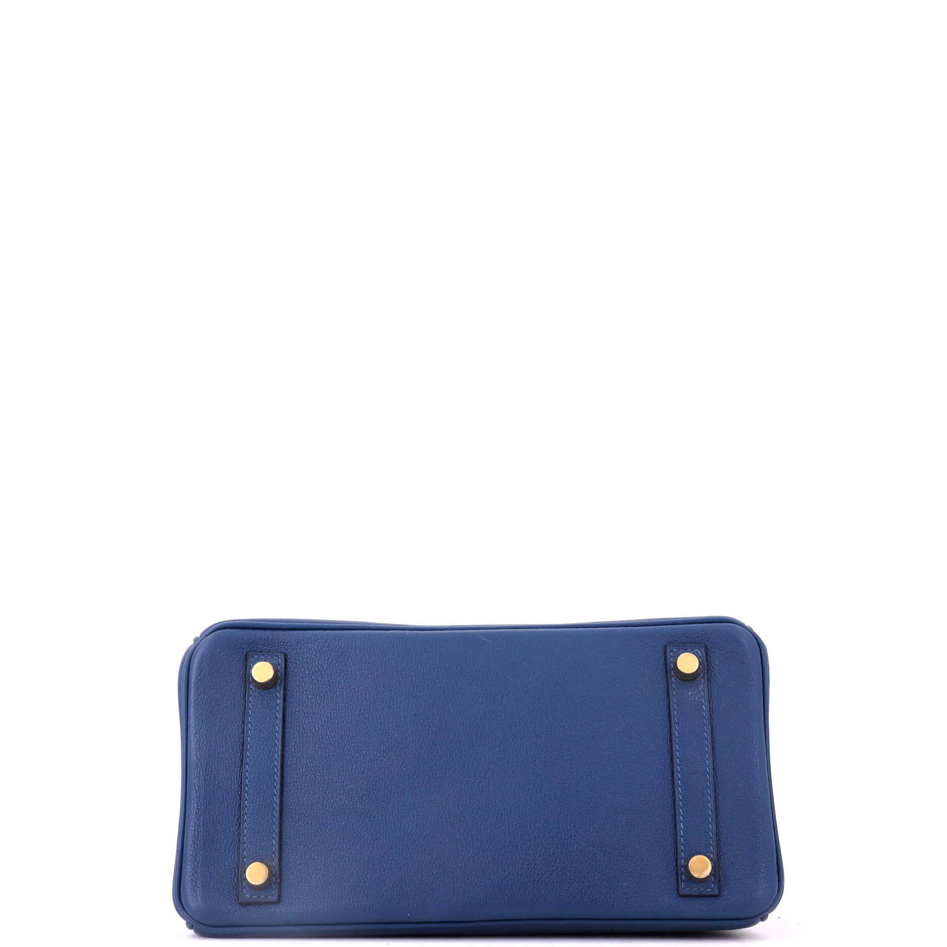 Birkin Handbag Deep Blue Novillo with Gold Hardware 25 - Image 4