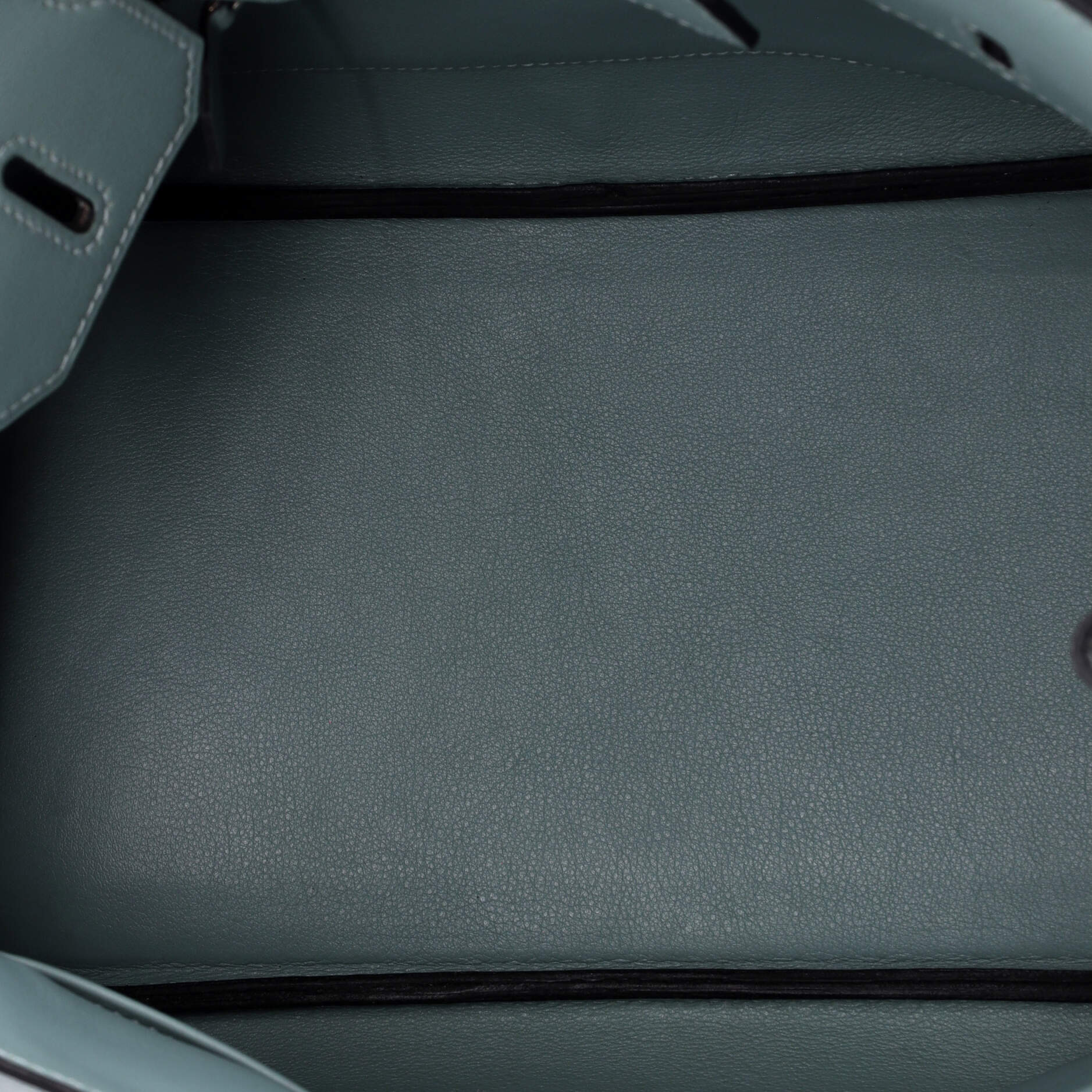Birkin Handbag Ciel Swift with Palladium Hardware 30 - Image 6