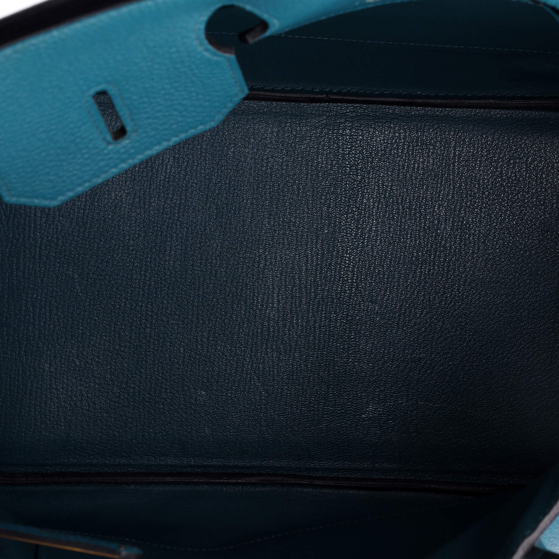 Birkin Handbag Bleu Izmir Togo with Gold Hardware 35 - Image 6