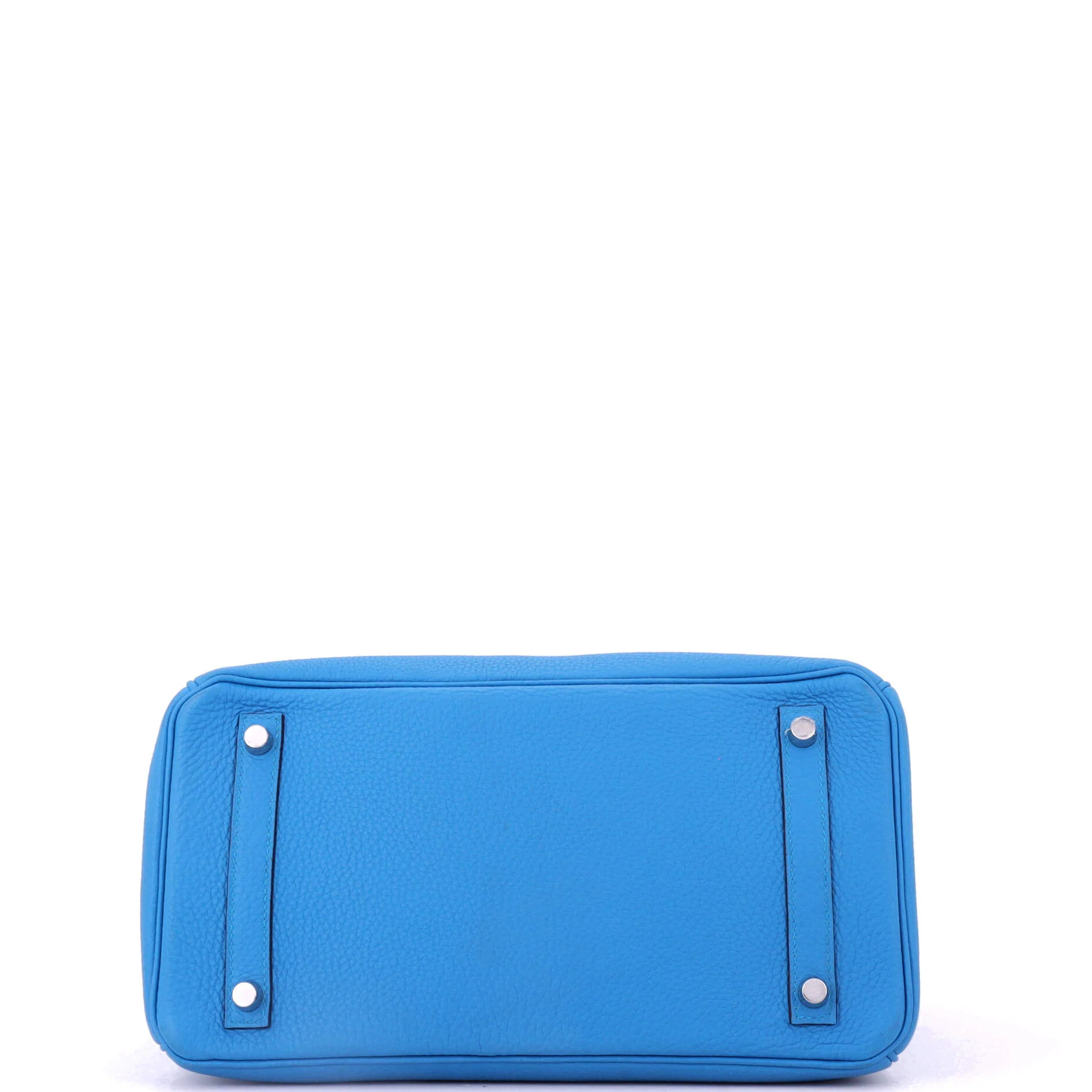 Birkin Handbag Bleu Zanzibar Togo with Palladium Hardware 30 - Image 4