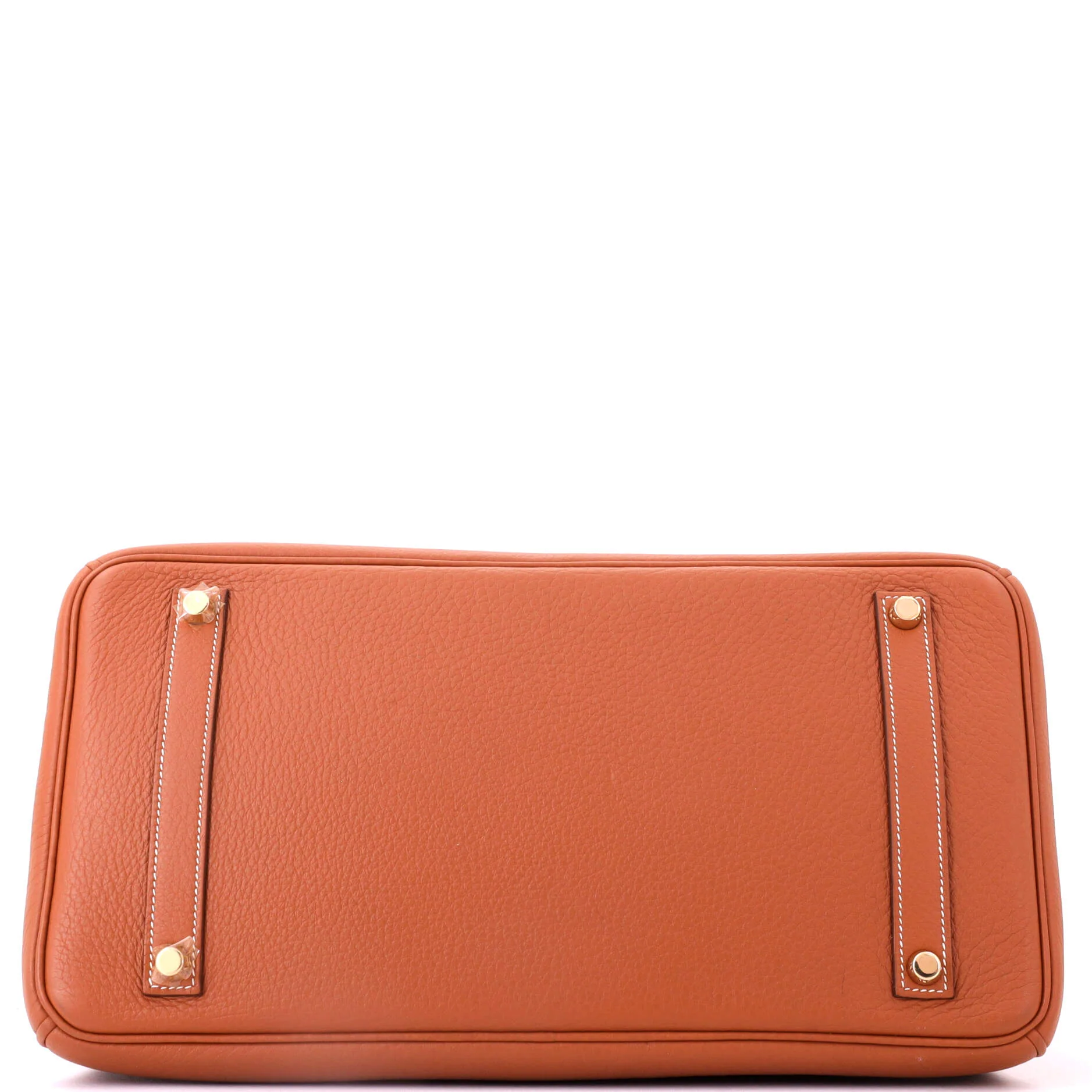 Birkin Handbag Etrusque Clemence with Gold Hardware 35 - Image 5