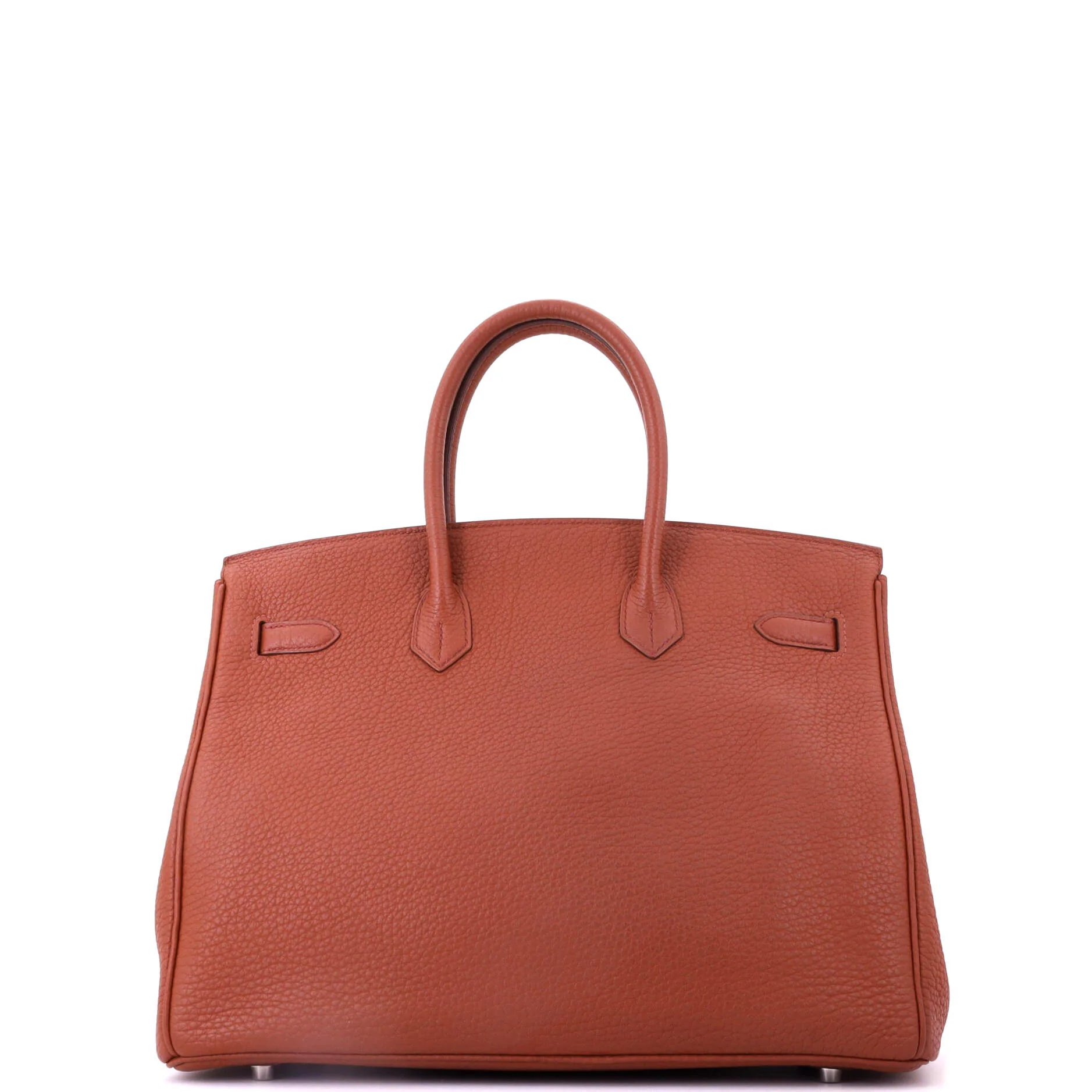 Birkin Handbag Sienne Fjord with Palladium Hardware 35 - Image 4