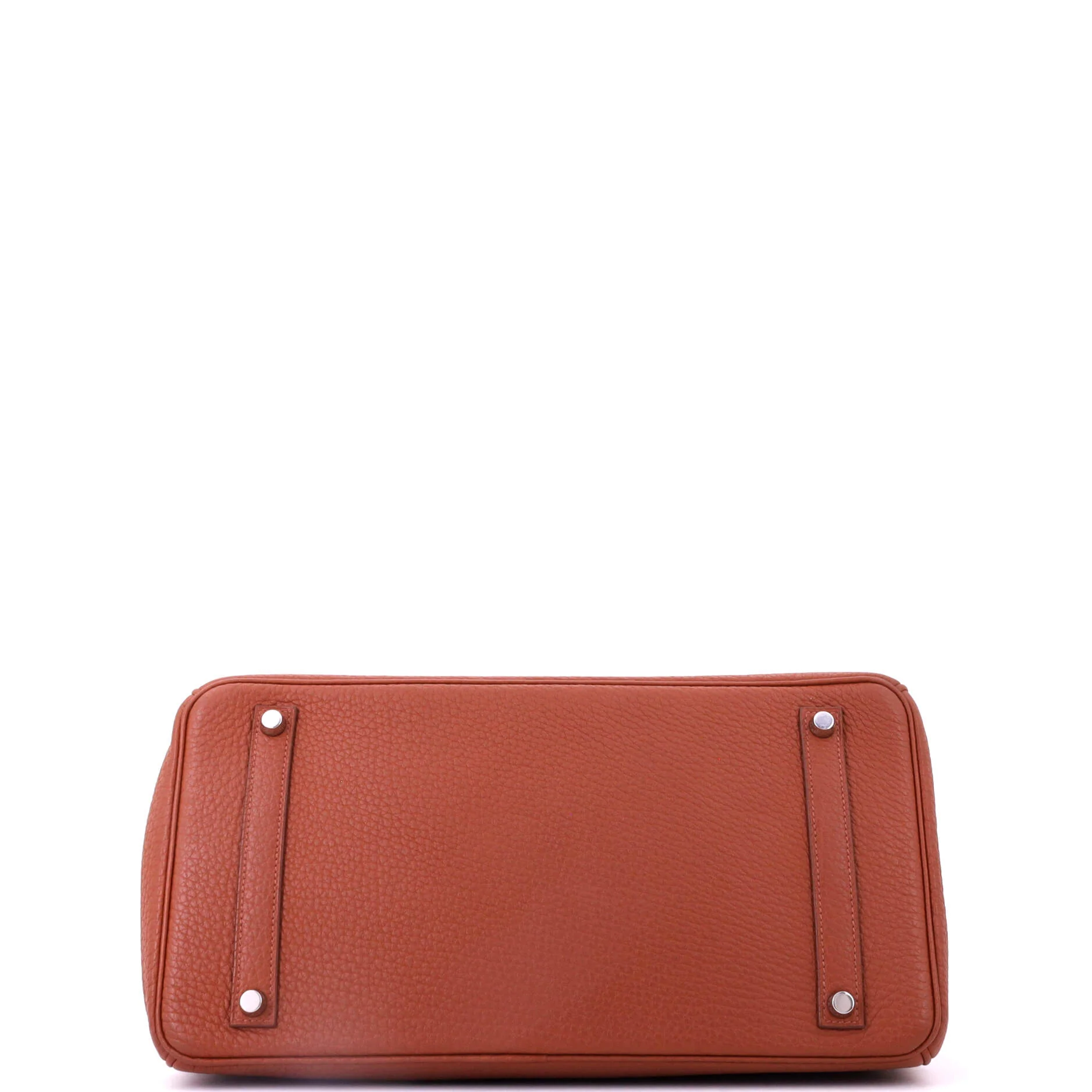 Birkin Handbag Sienne Fjord with Palladium Hardware 35 - Image 5