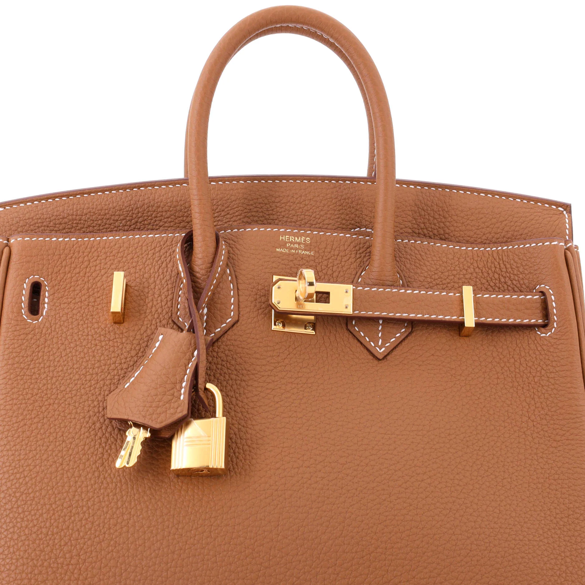 Birkin Handbag Gold Togo with Gold Hardware 25 - Image 6