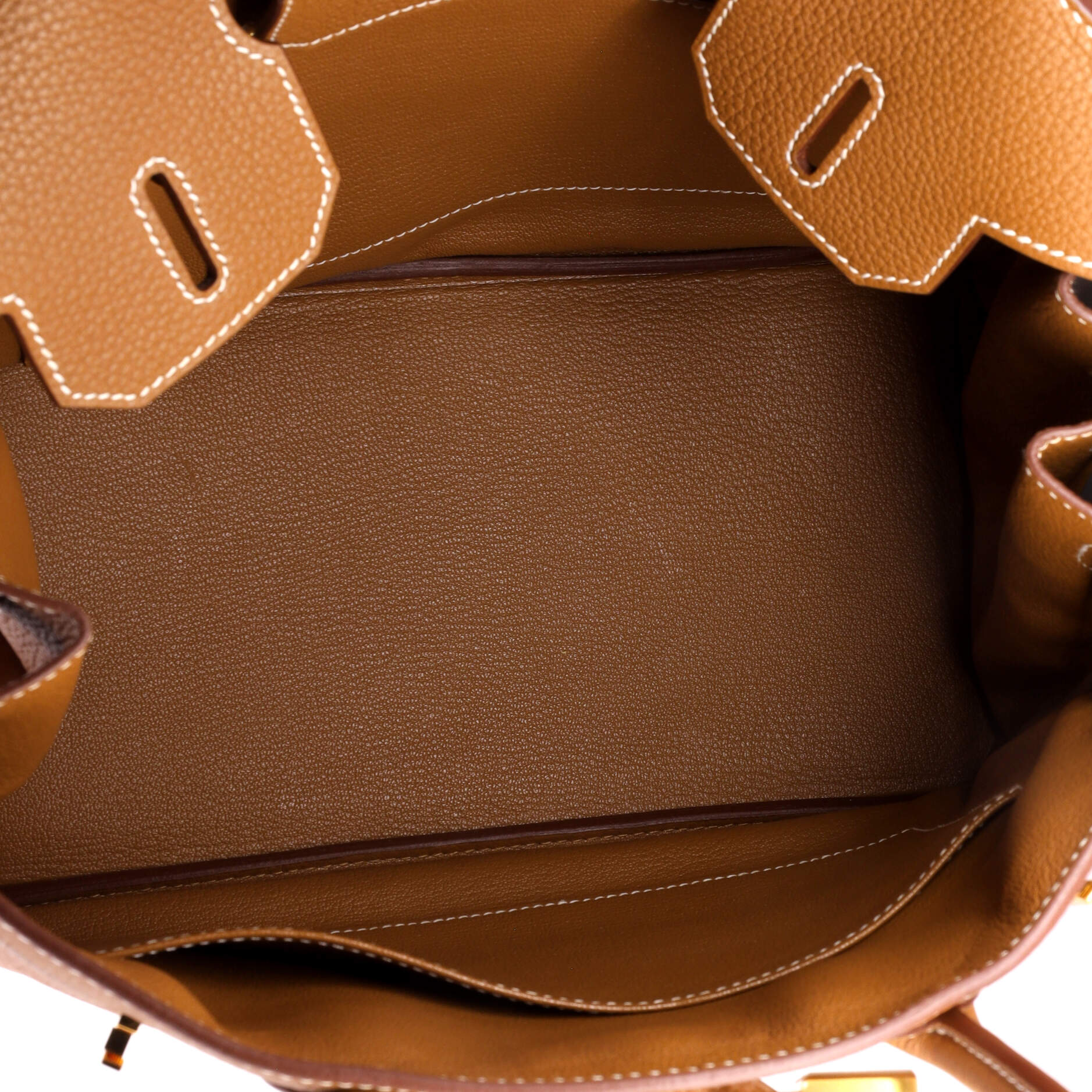 Birkin Handbag Gold Togo with Gold Hardware 30 - Image 7