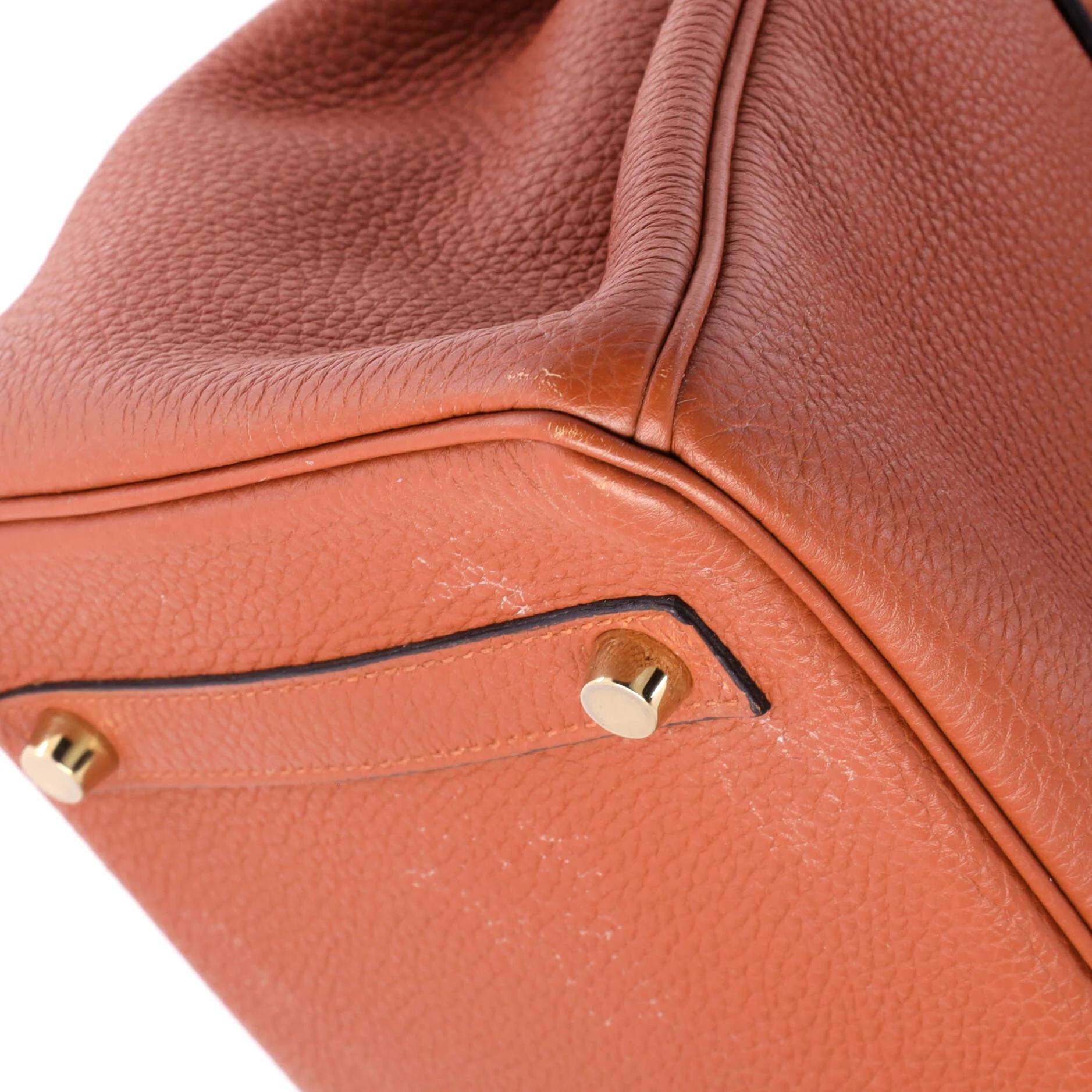Birkin Handbag Cuivre Togo with Gold Hardware 30 - Image 8