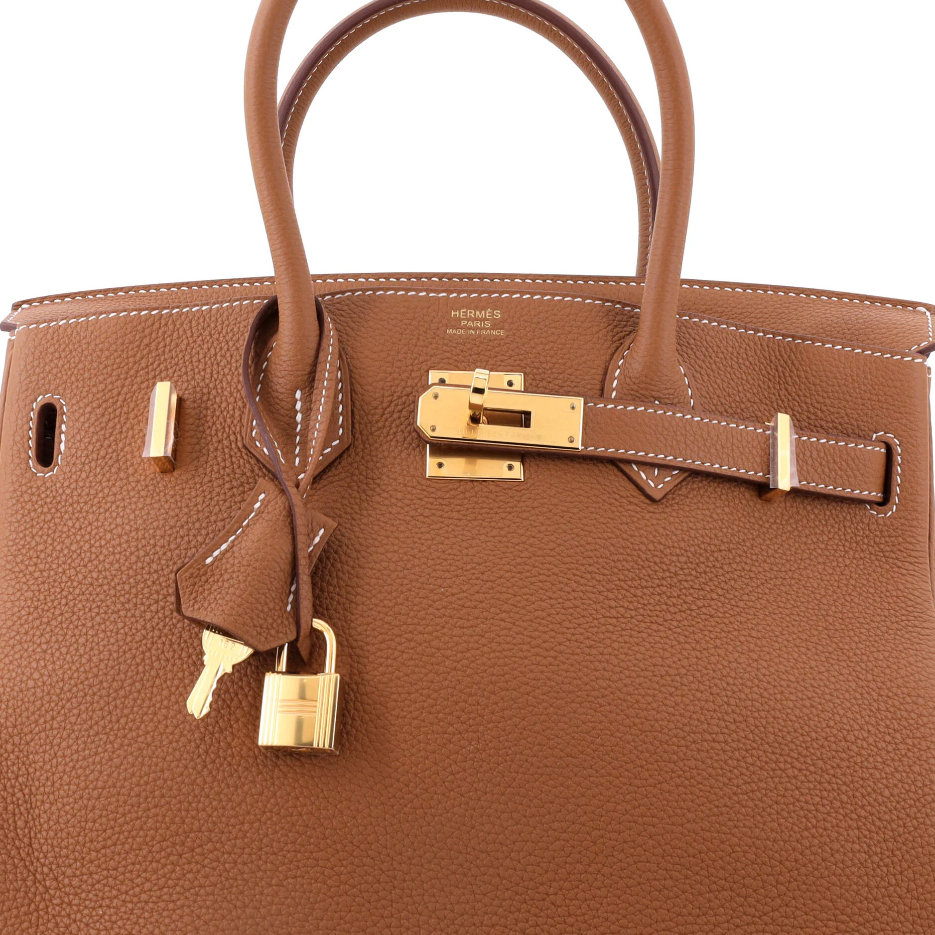 Birkin Handbag Gold Togo with Gold Hardware 30 - Image 5