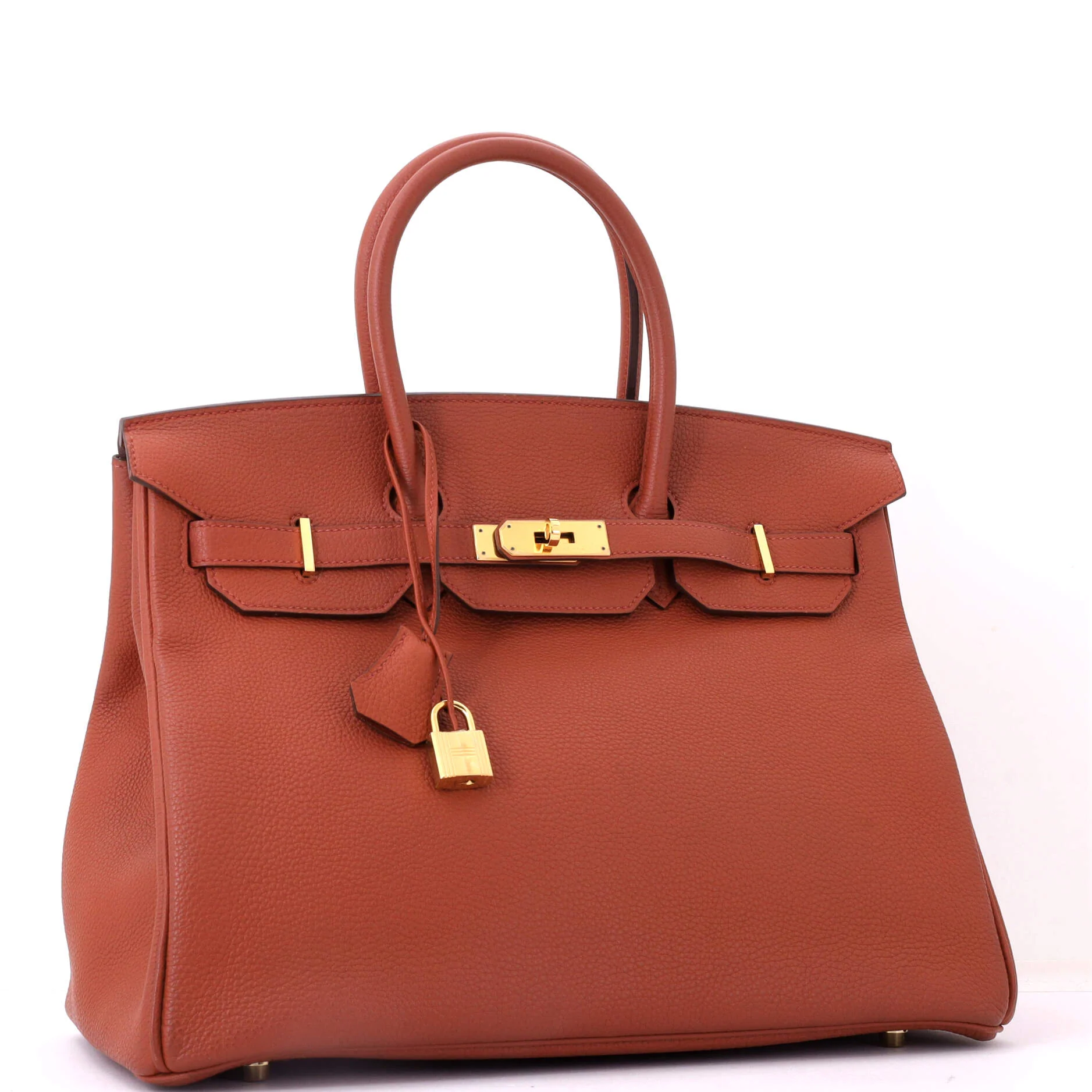 Birkin Handbag Brique Togo with Gold Hardware 35 - Image 2