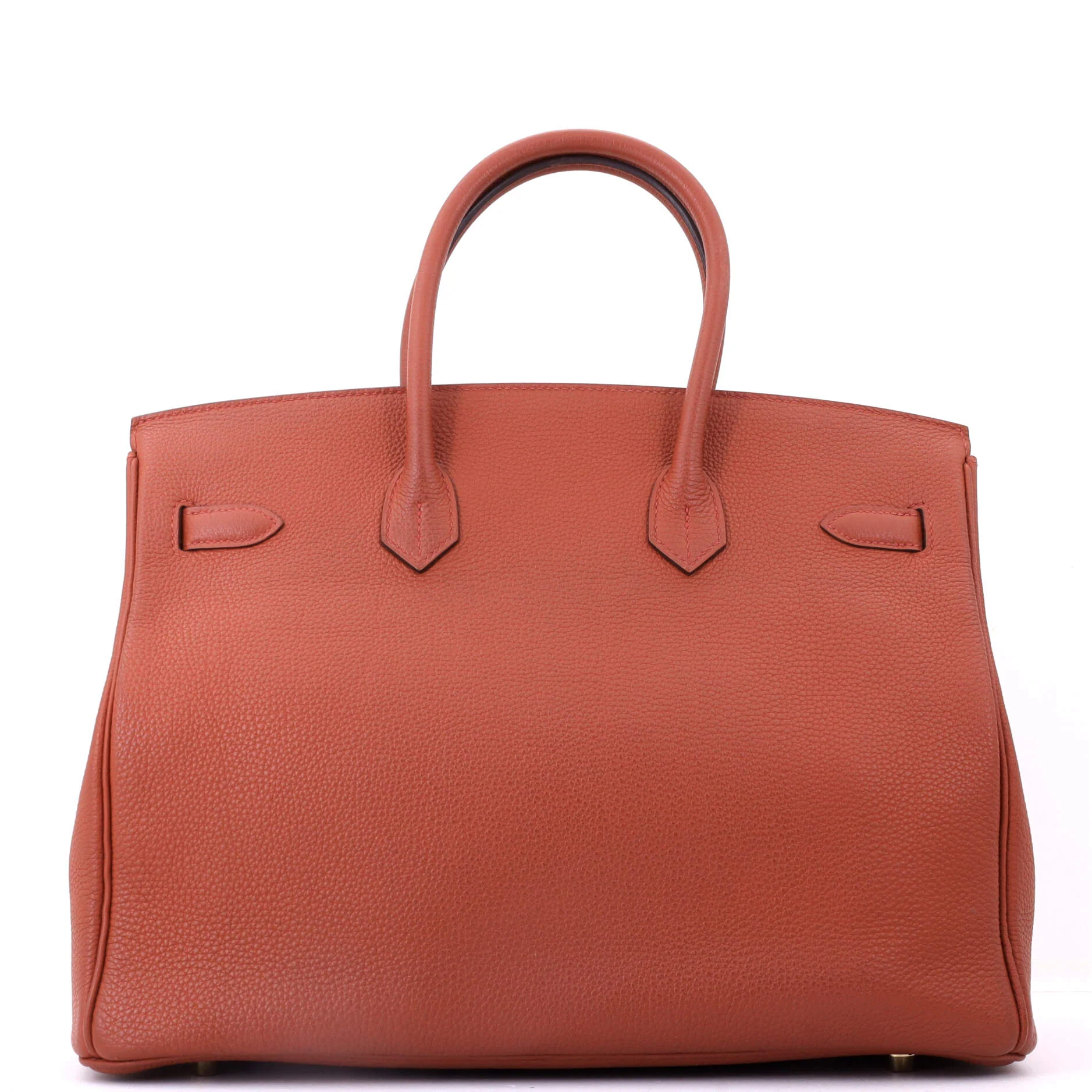 Birkin Handbag Brique Togo with Gold Hardware 35 - Image 3