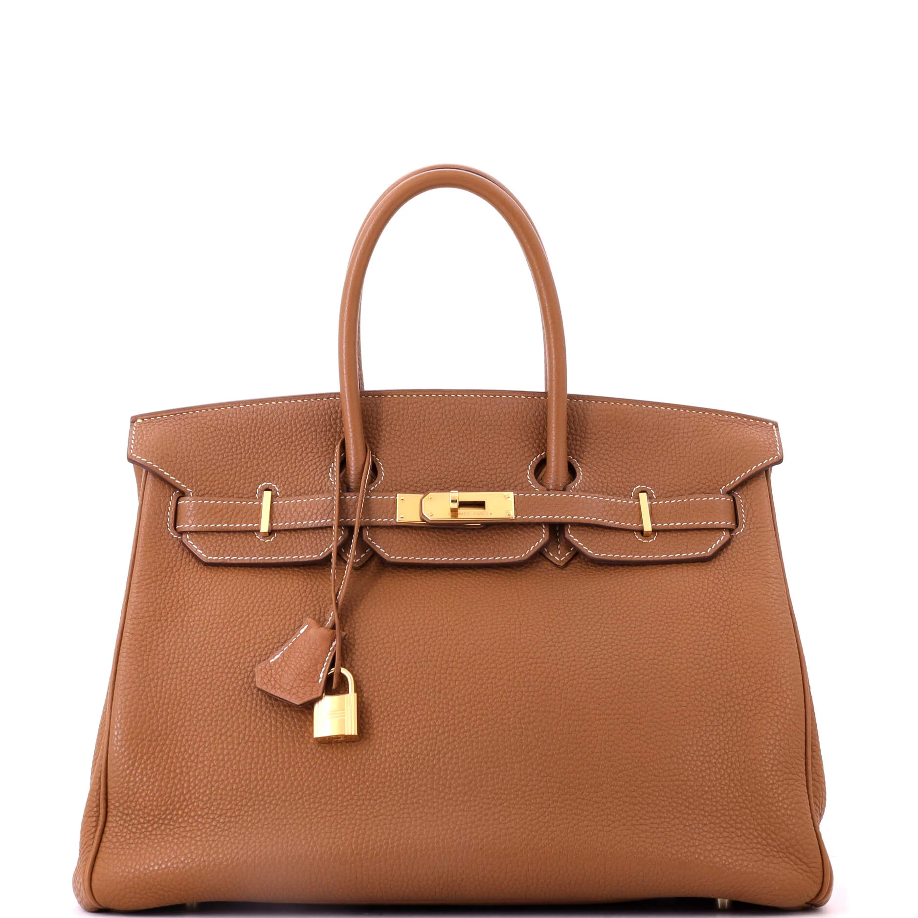 Birkin Handbag Gold Togo with Gold Hardware 35