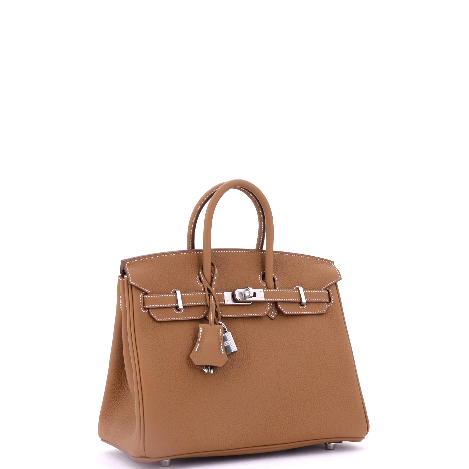Birkin Handbag Gold Togo with Palladium Hardware 25 - Image 3