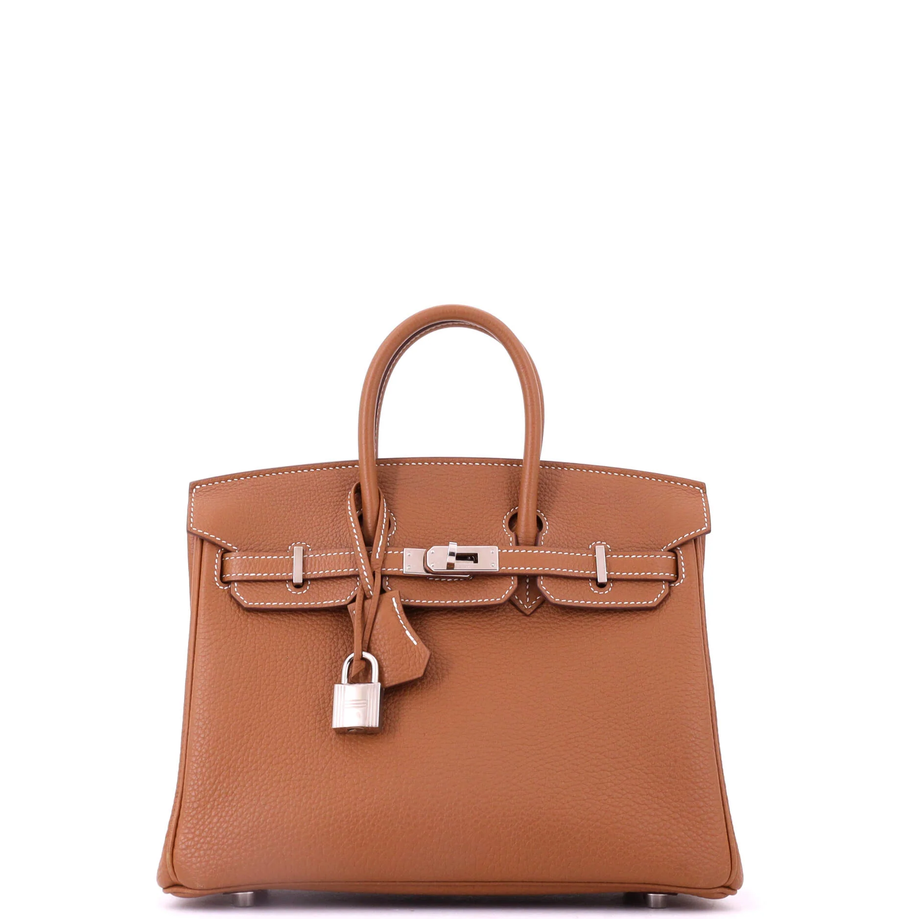 Birkin Handbag Gold Togo with Palladium Hardware 25