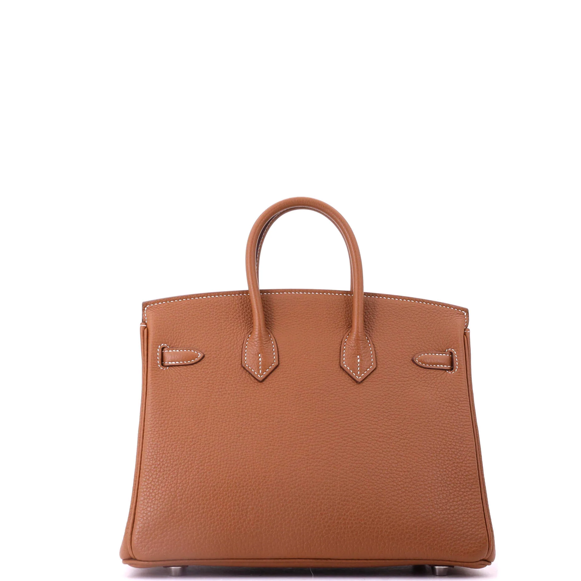 Birkin Handbag Gold Togo with Palladium Hardware 25 - Image 4