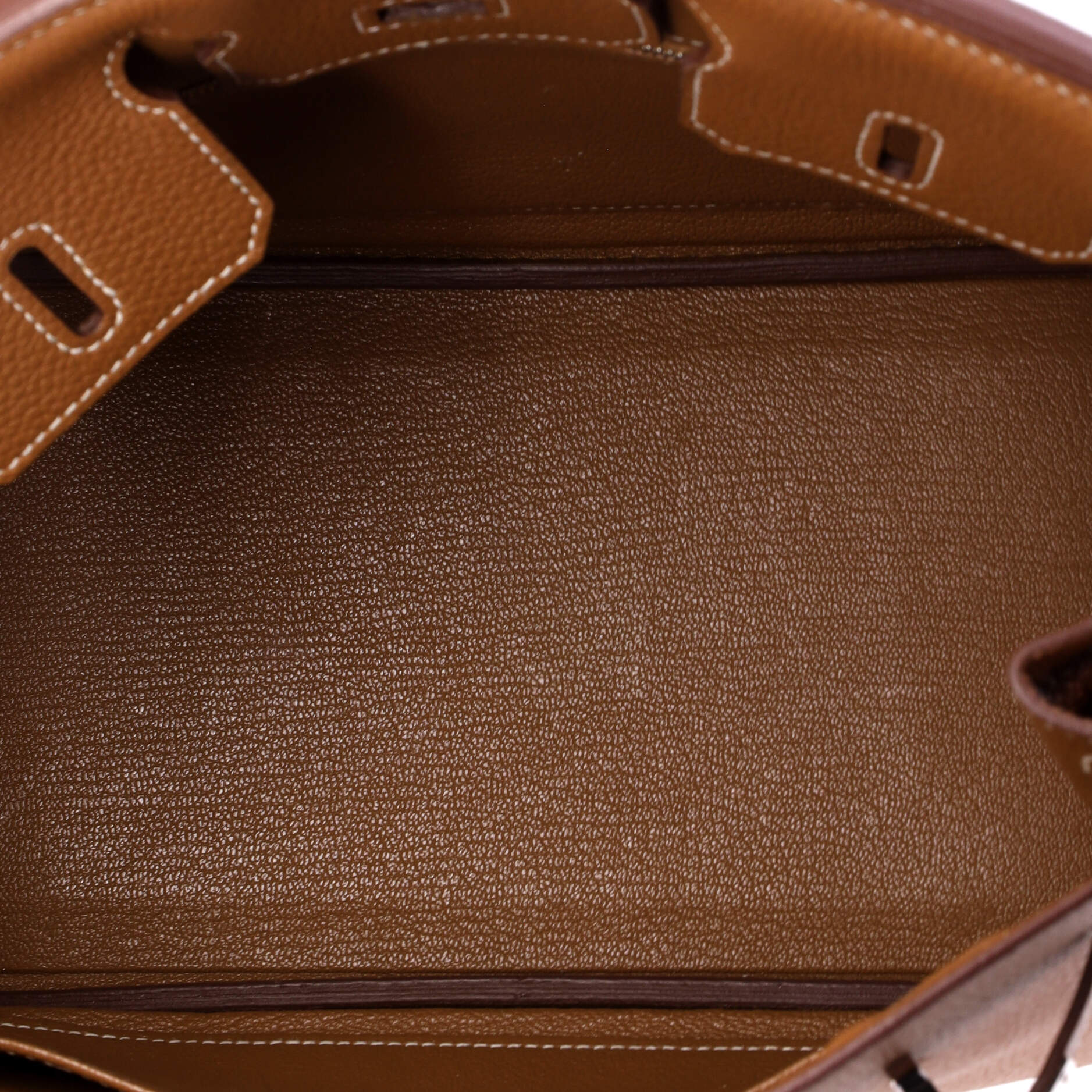 Birkin Handbag Gold Togo with Palladium Hardware 25 - Image 6