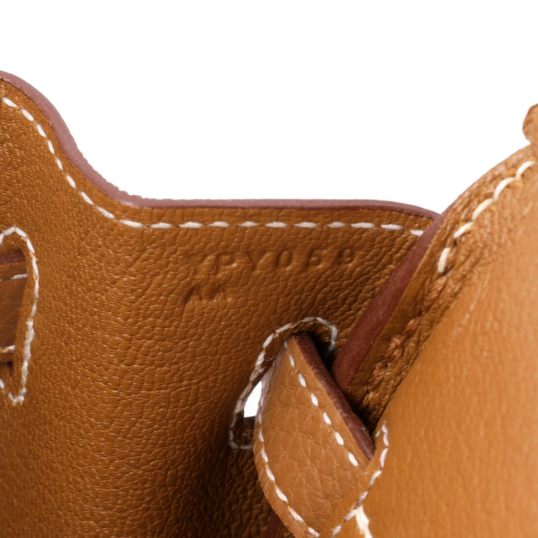 Birkin Handbag Gold Togo with Palladium Hardware 25 - Image 8