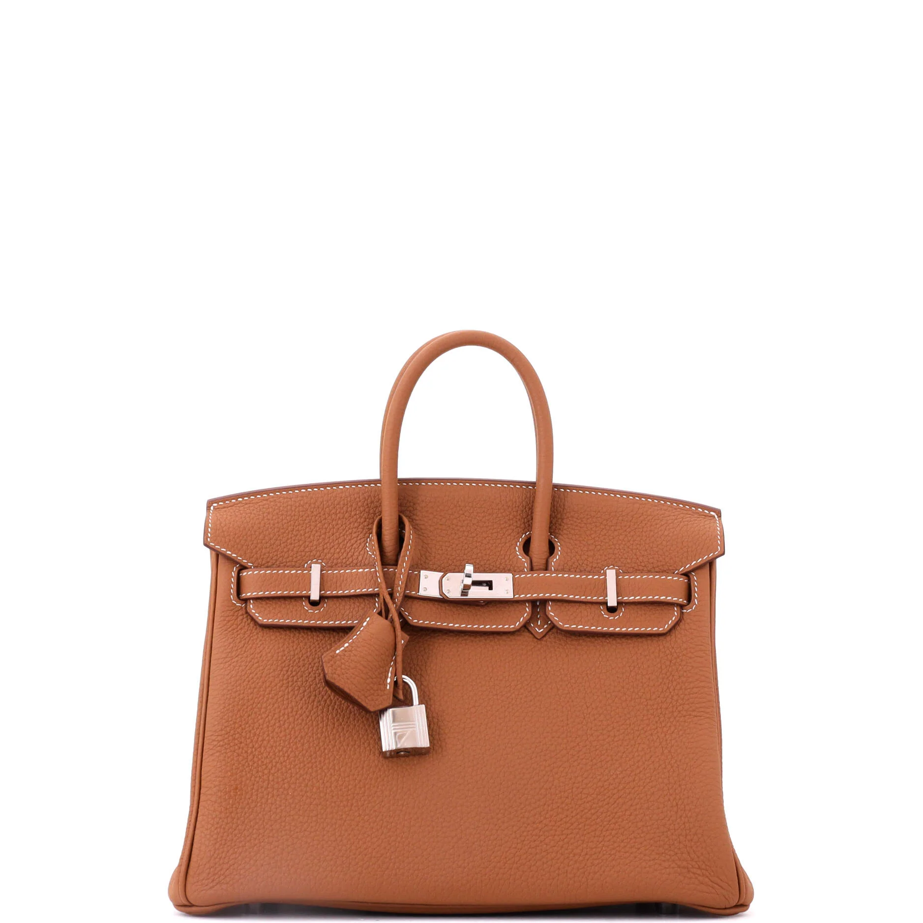 Birkin Handbag Gold Togo with Palladium Hardware 25