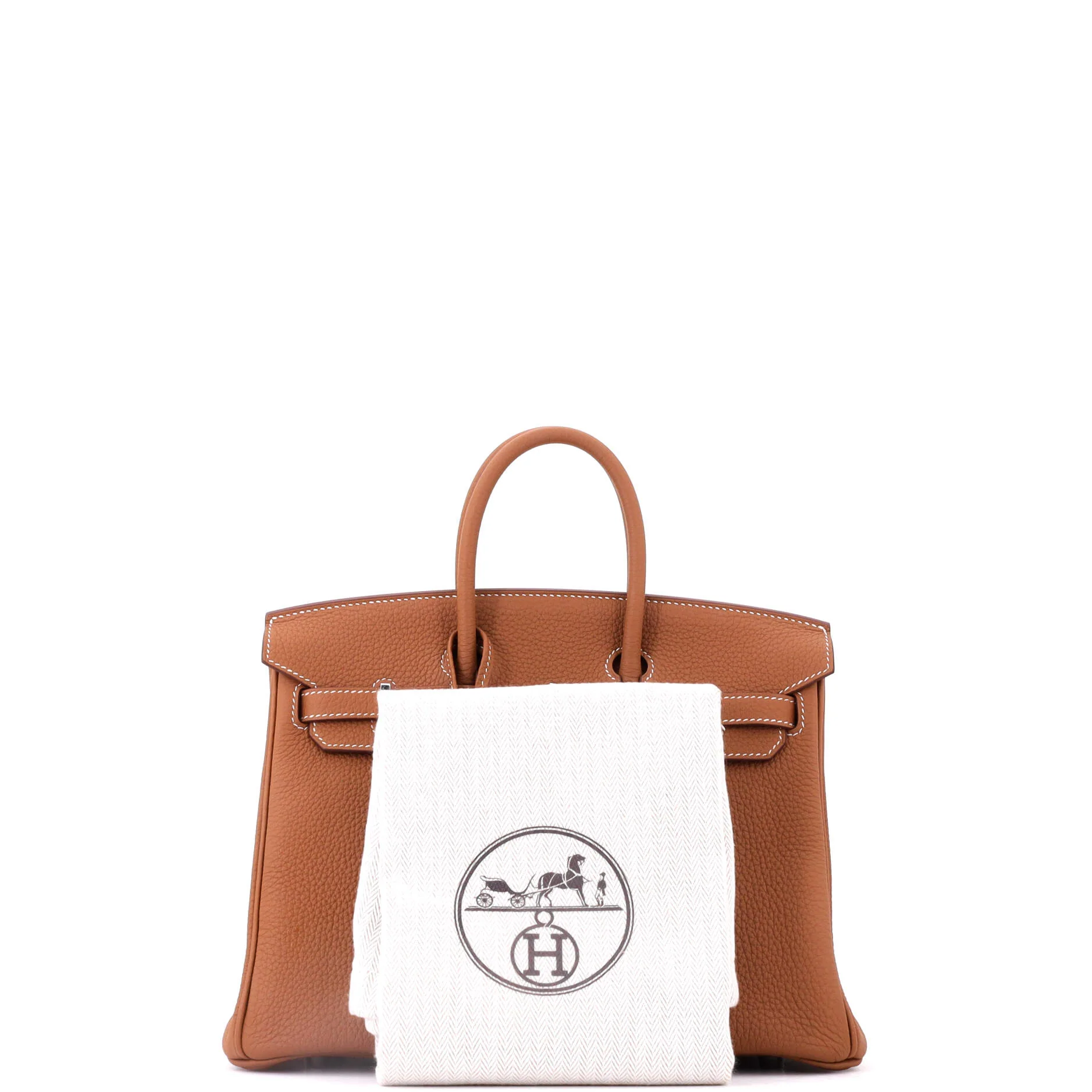 Birkin Handbag Gold Togo with Palladium Hardware 25 - Image 2