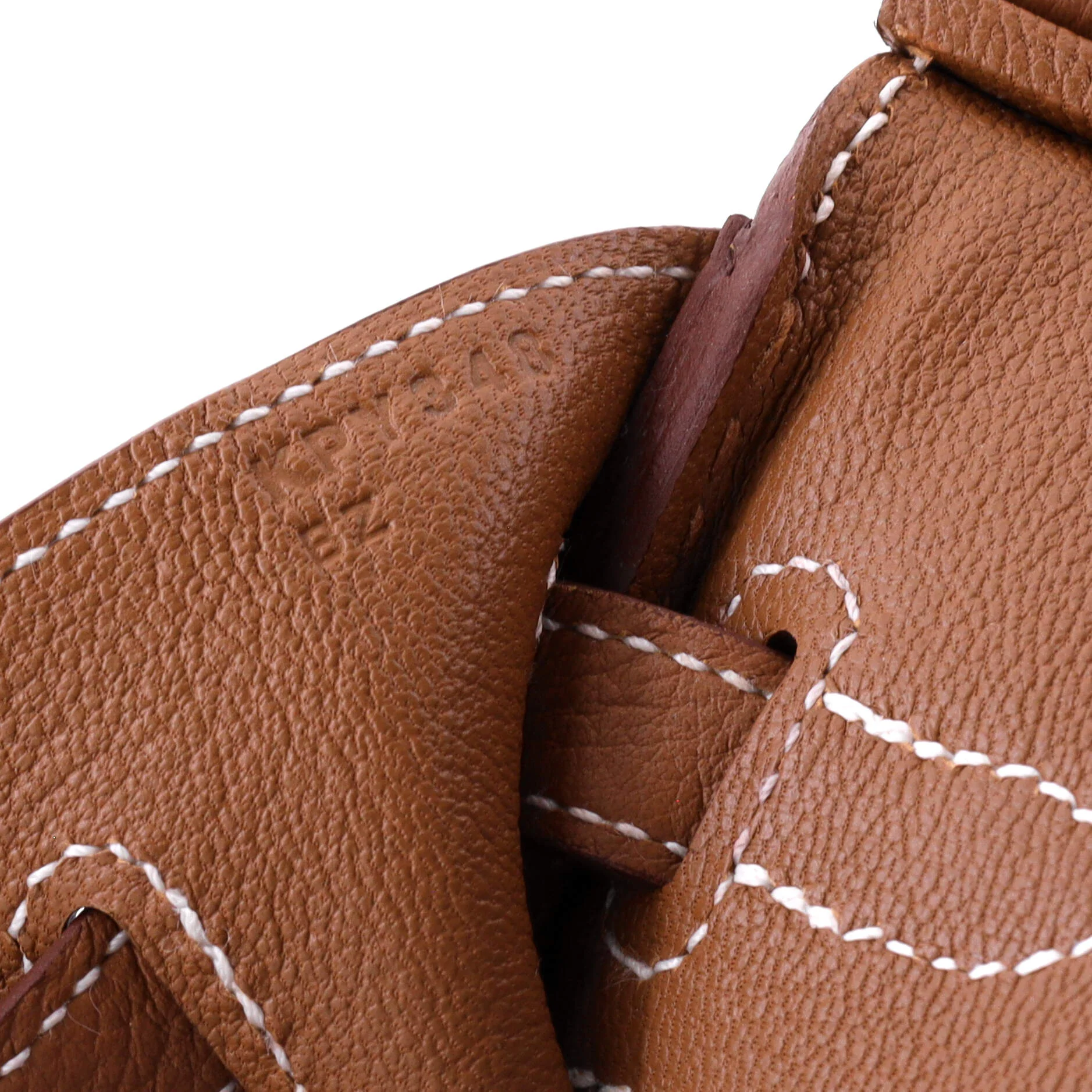 Birkin Handbag Gold Togo with Palladium Hardware 25 - Image 8