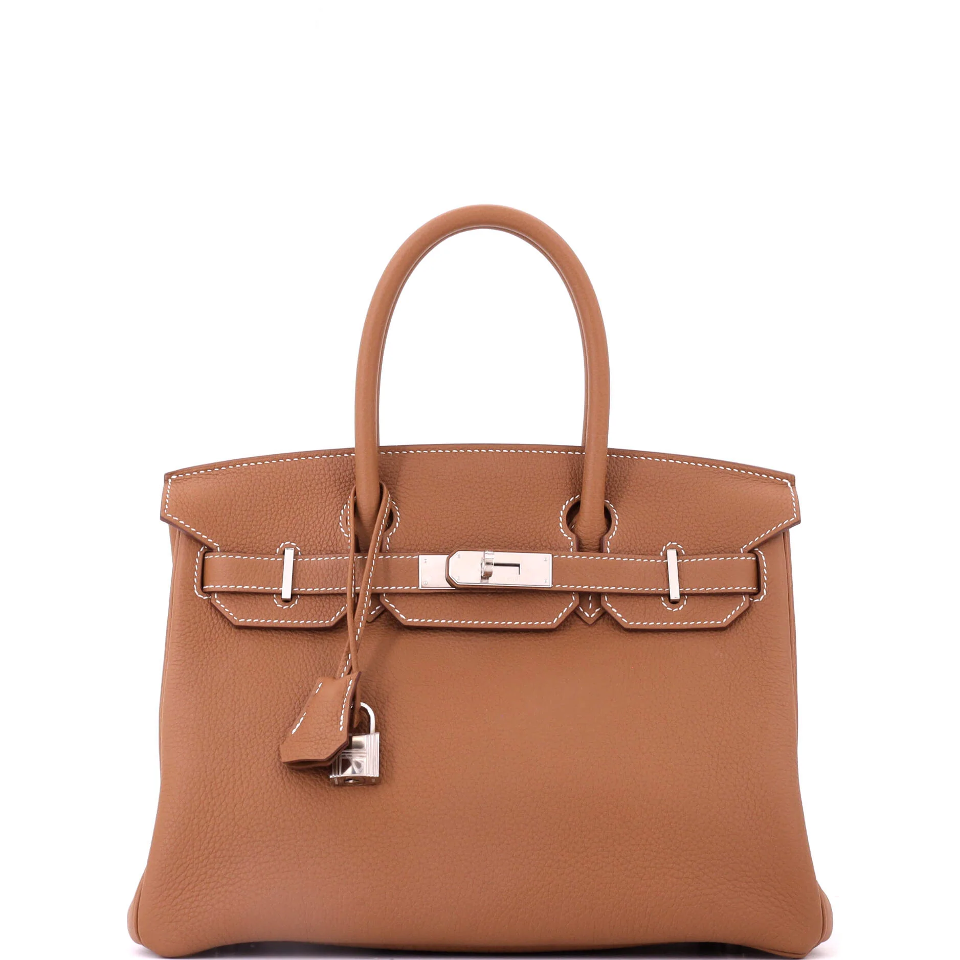 Birkin Handbag Gold Togo with Palladium Hardware 30