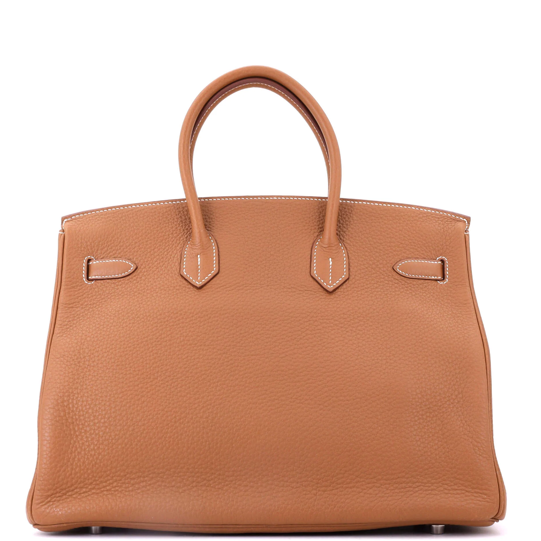 Birkin Handbag Gold Togo with Palladium Hardware 35 - Image 3