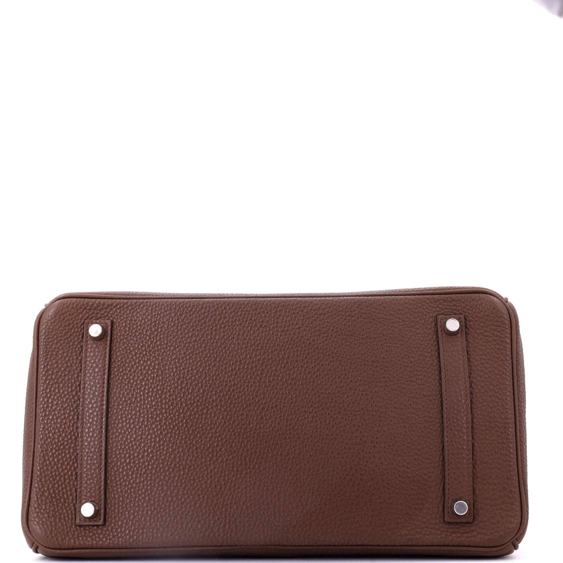 Birkin Handbag Brulee Togo with Palladium Hardware 35 - Image 5