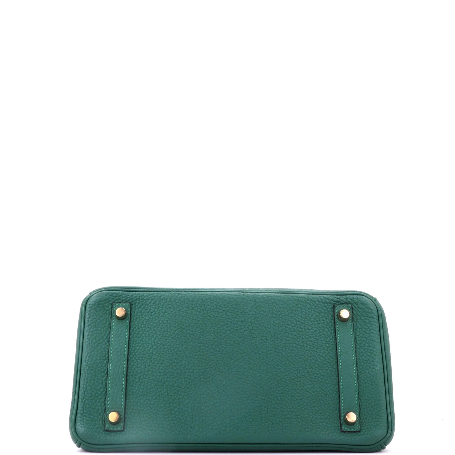 Birkin Handbag Malachite Togo with Gold Hardware 30 - Image 5