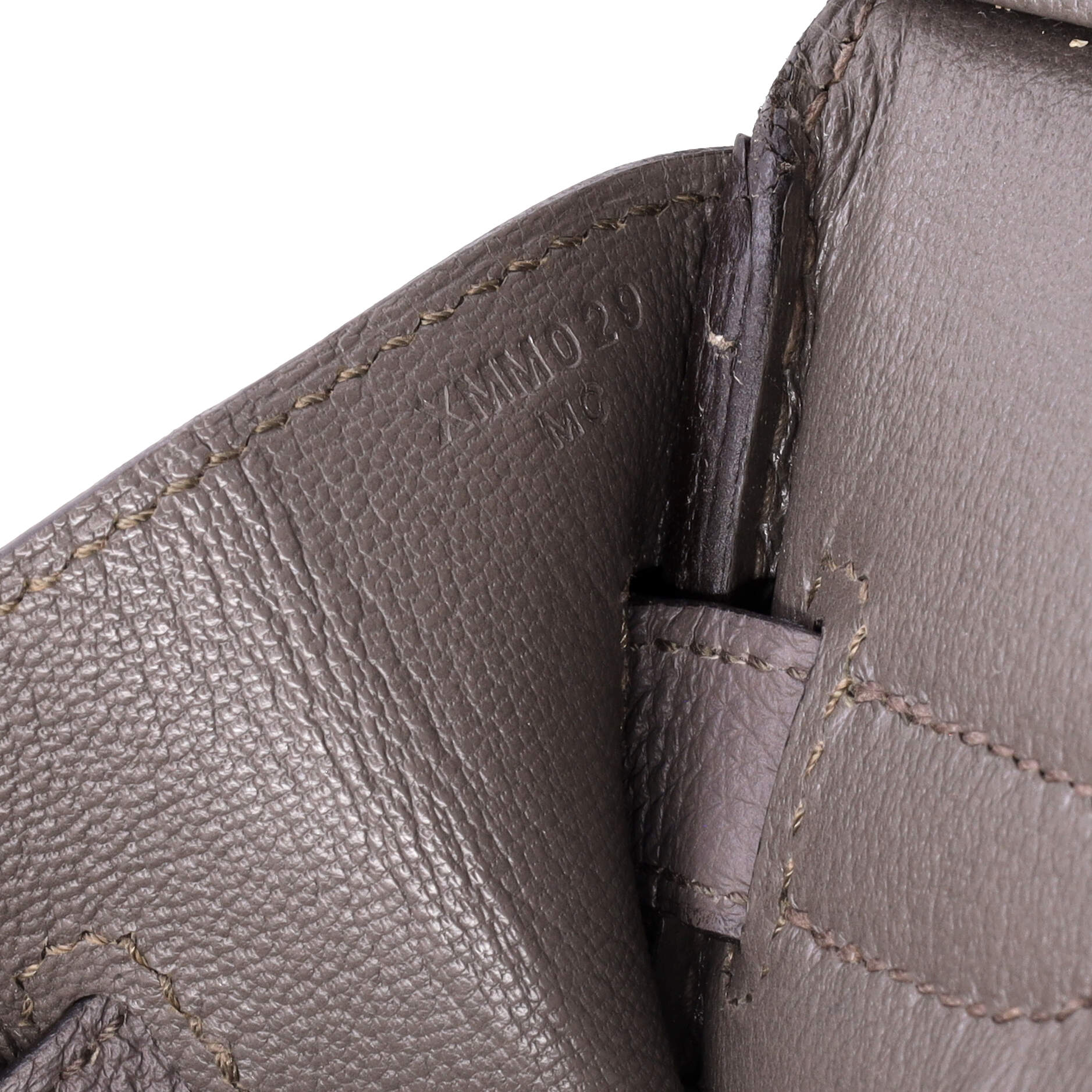 Birkin Handbag Grey Togo with Gold Hardware 30 - Image 8