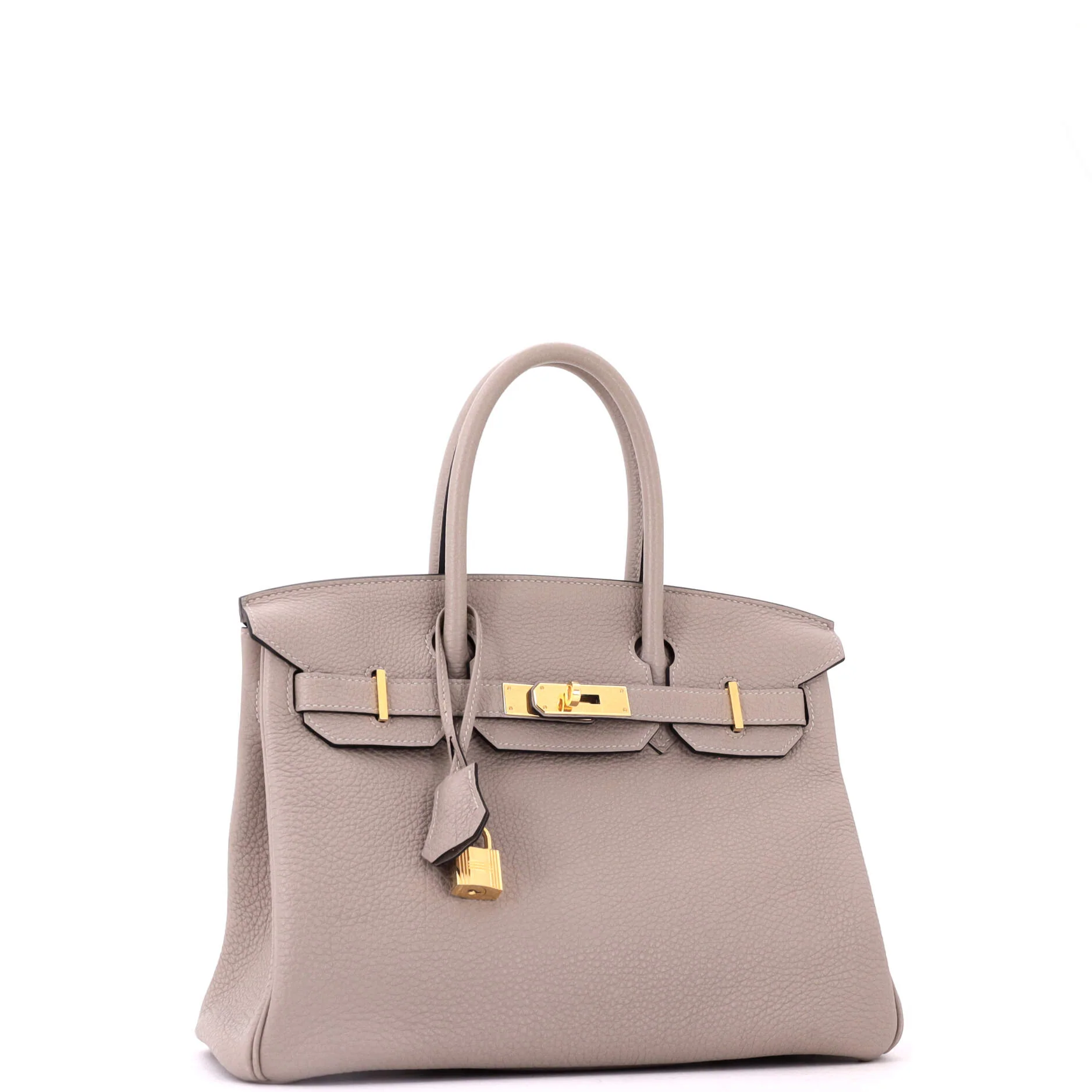Birkin Handbag Grey Togo with Gold Hardware 30 - Image 2