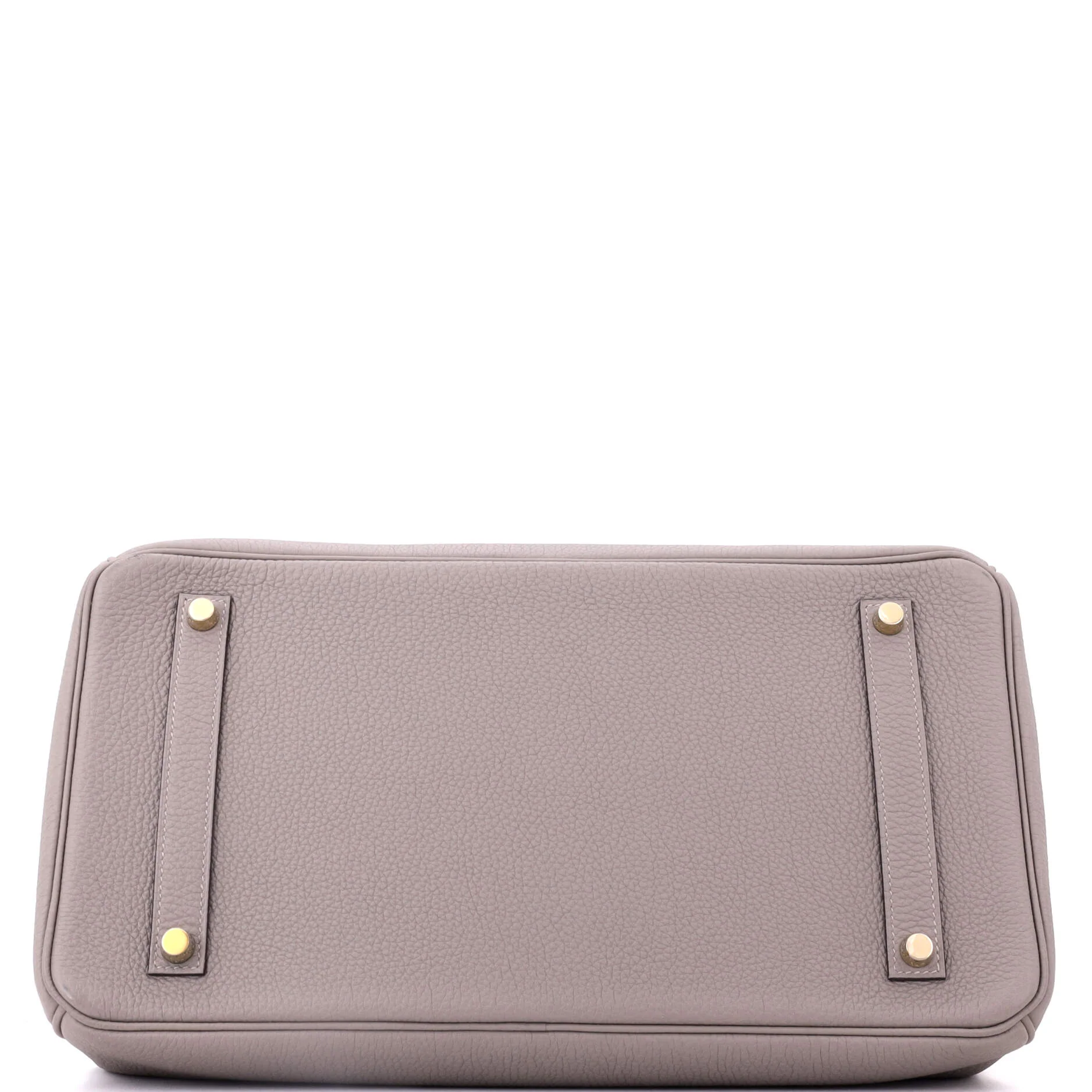 Birkin Handbag Grey Togo with Gold Hardware 35 - Image 5