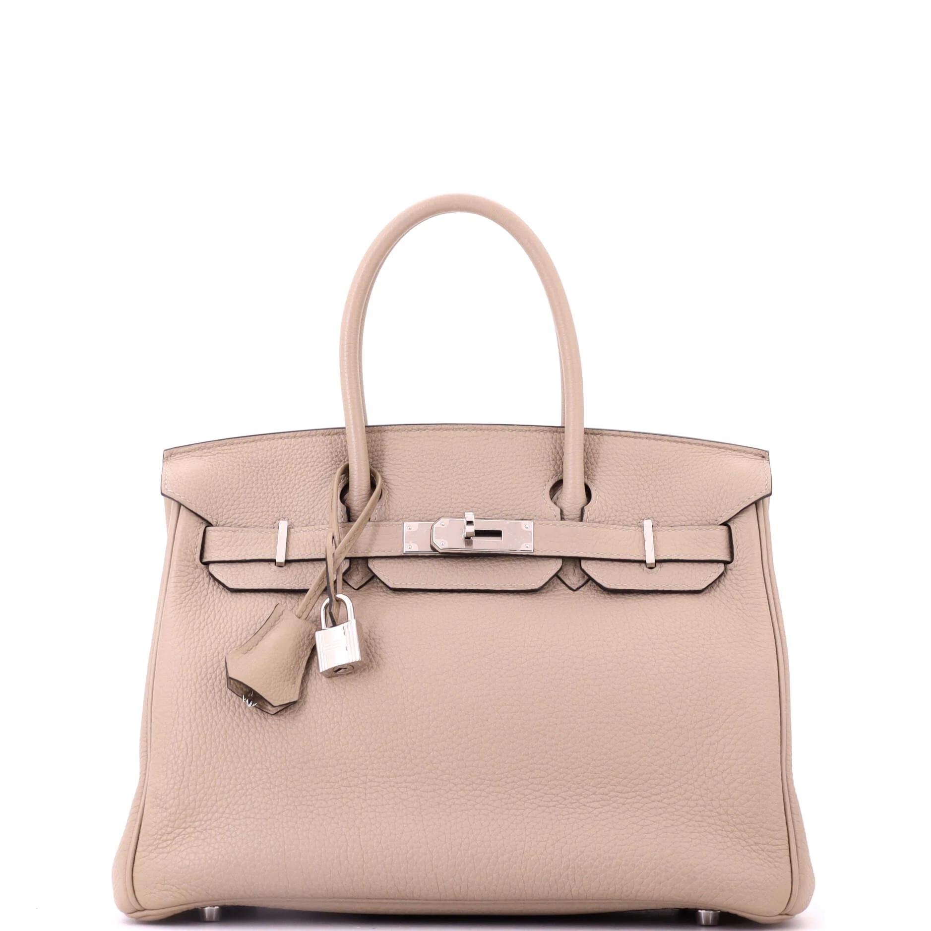 Birkin Handbag Grey Togo with Palladium Hardware 30
