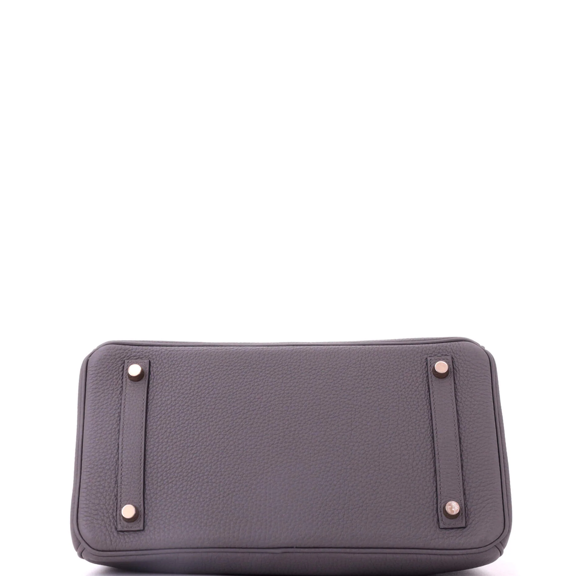 Birkin Handbag Grey Togo with Rose Gold Hardware 30 - Image 5
