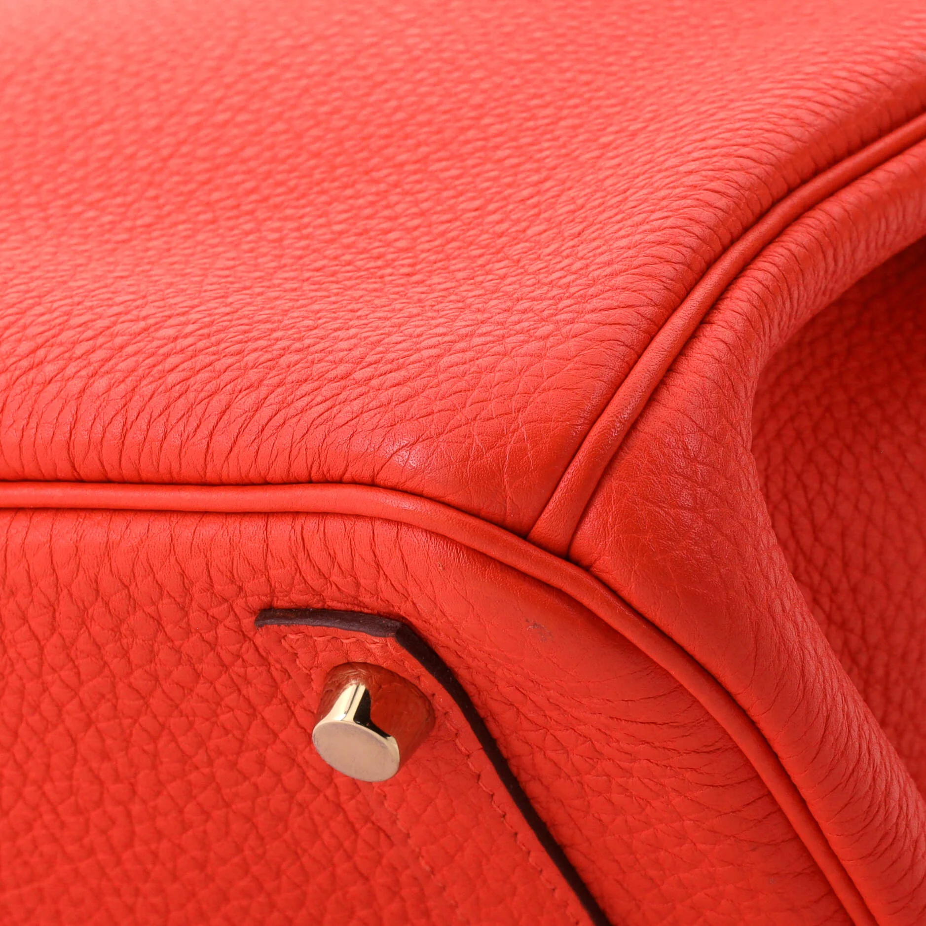 Birkin Handbag Capucine Togo with Gold Hardware 30 - Image 8