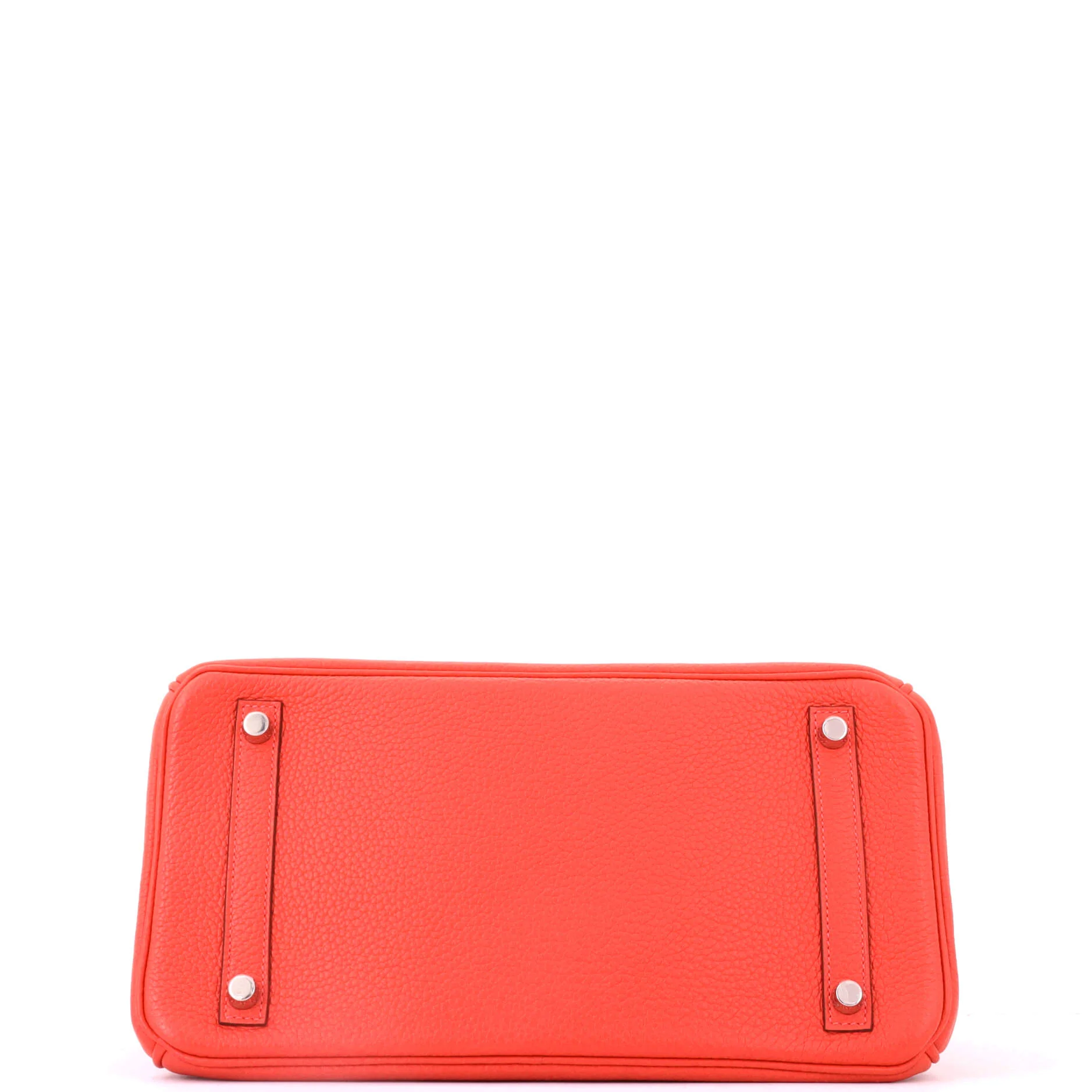 Birkin Handbag Capucine Togo with Palladium Hardware 30 - Image 4