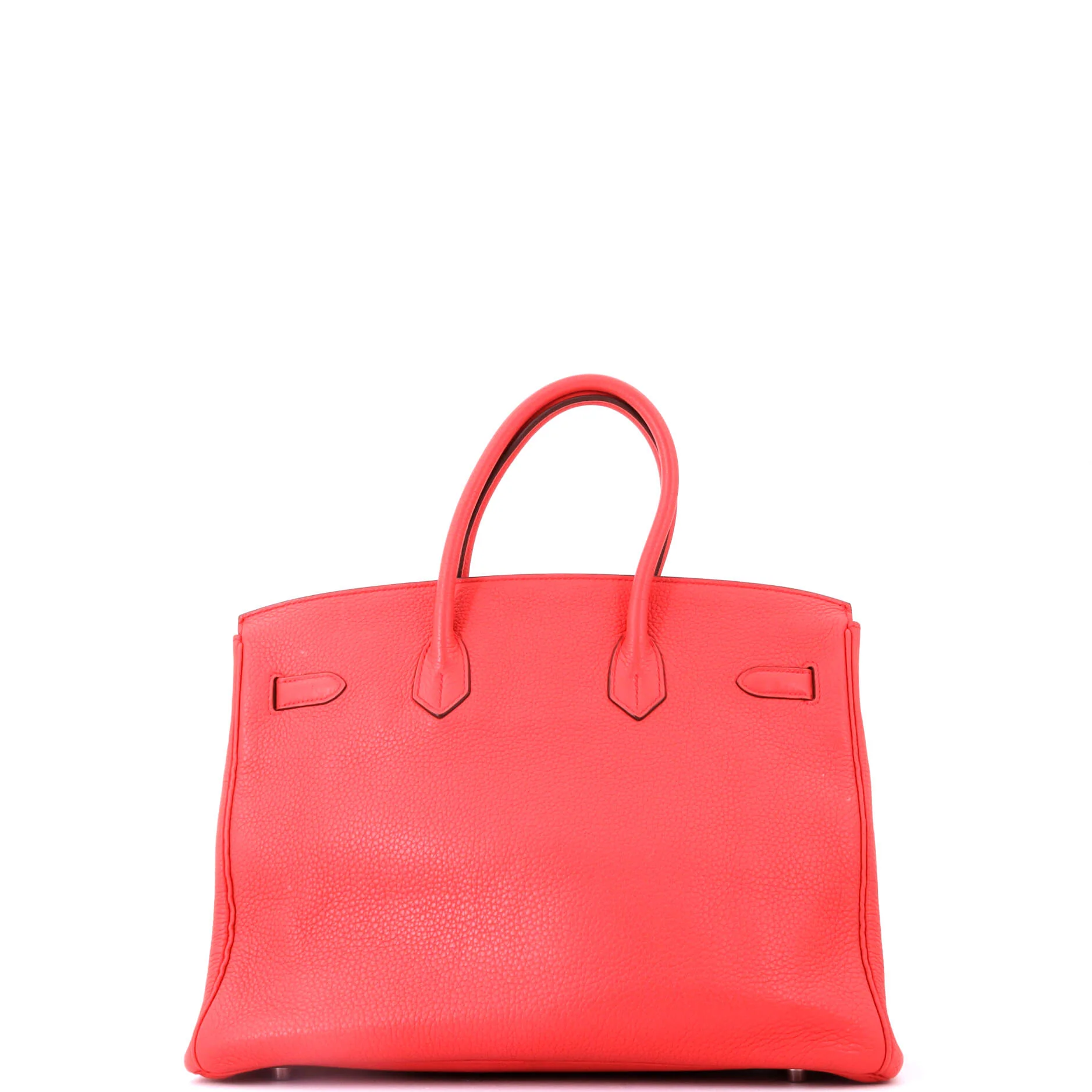Birkin Handbag Bougainvillier Clemence with Palladium Hardware 35 - Image 4