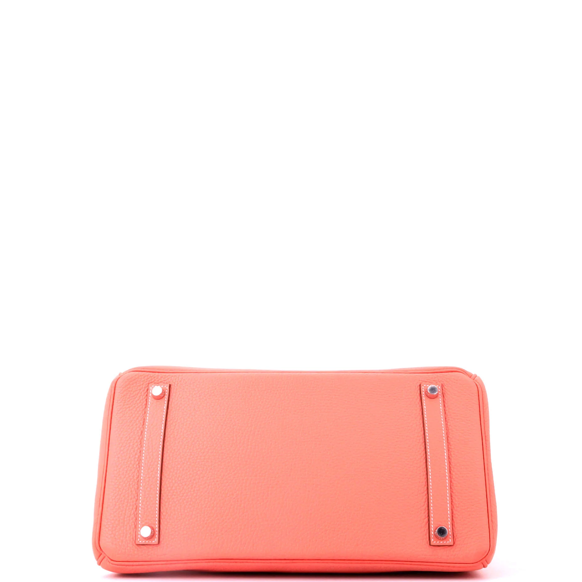 Birkin Handbag Crevette Clemence with Palladium Hardware 35 - Image 4