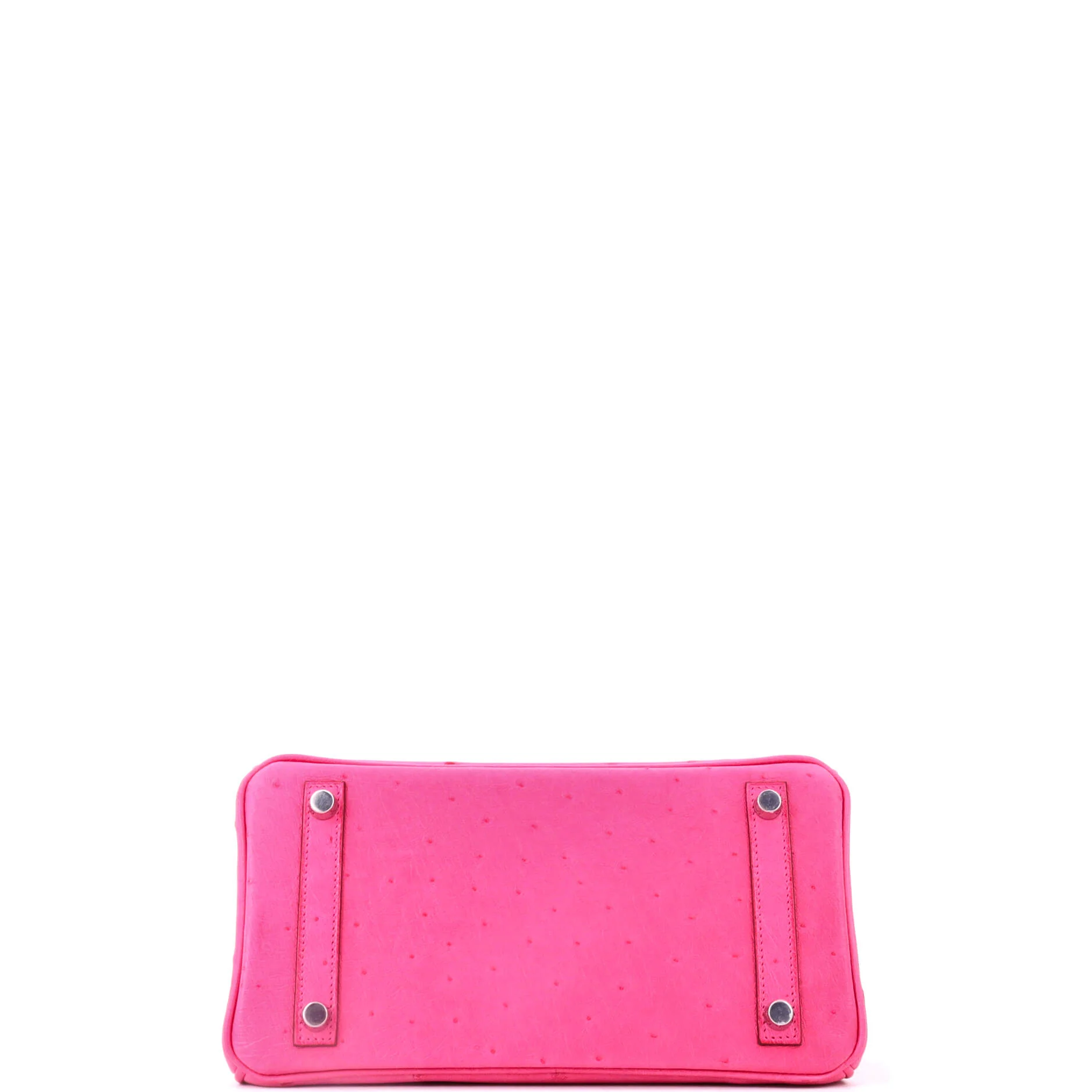 Special Order Birkin Handbag Rose Tyrien Ostrich with Palladium Hardware 25 - Image 5